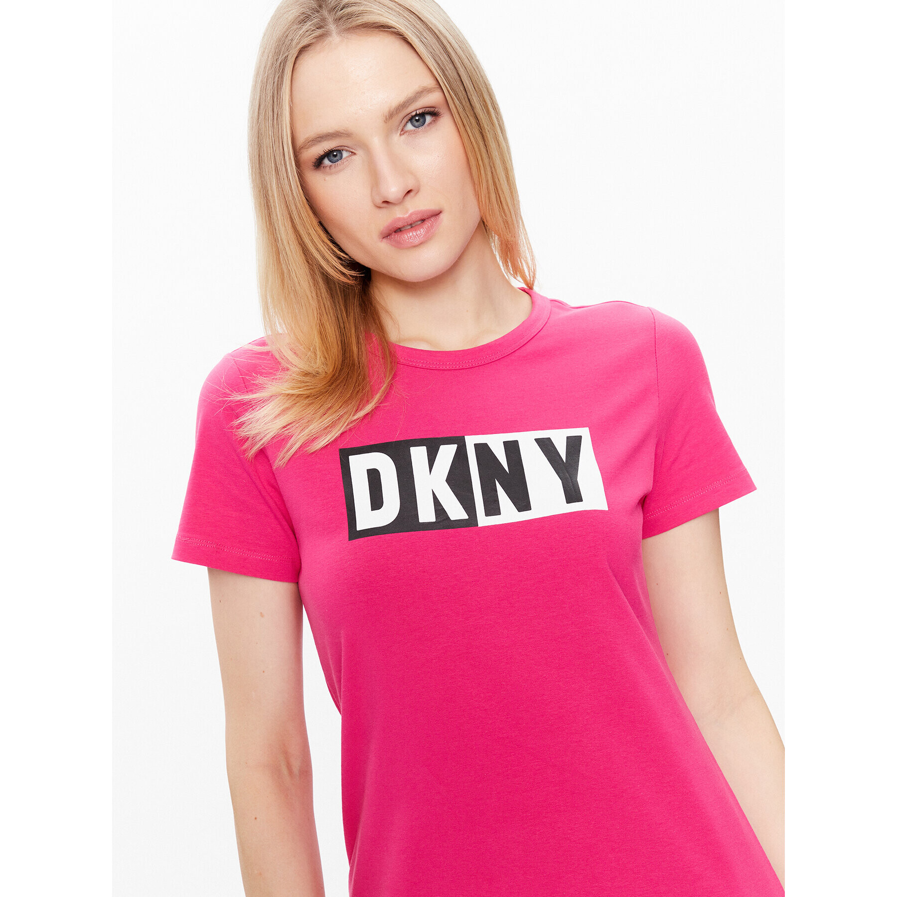 DKNY Sport Ежедневна рокля DP2D4261 Розов Classic Fit - Pepit.bg