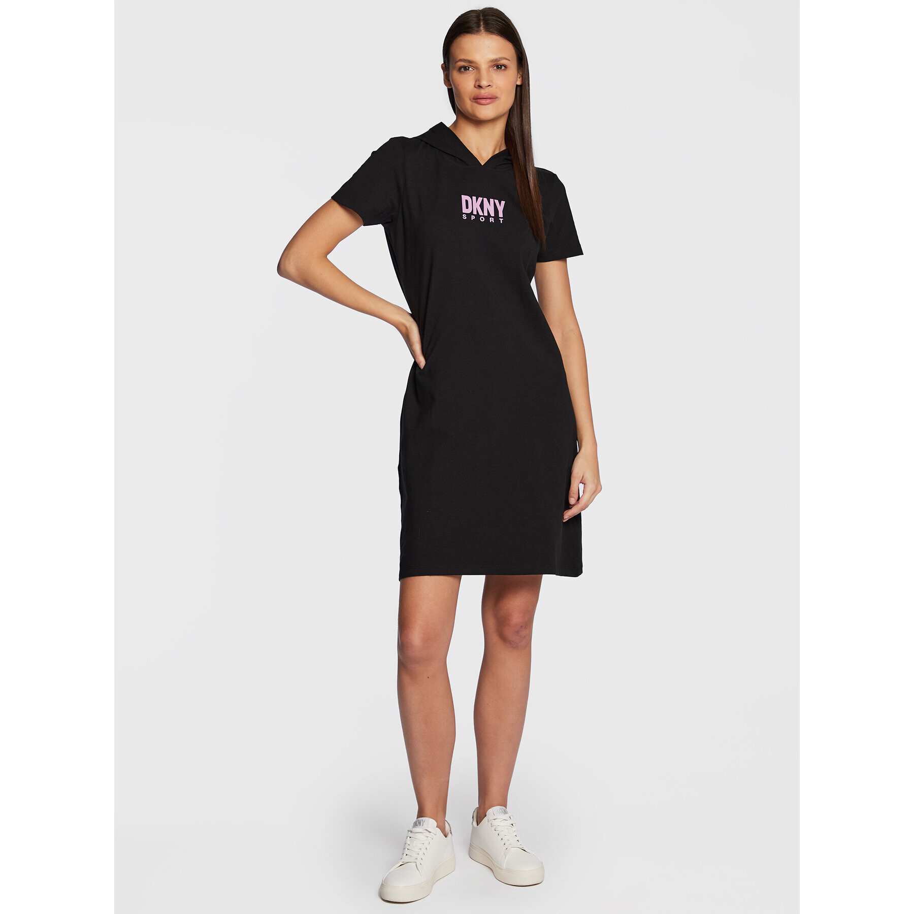 DKNY Sport Ежедневна рокля DP2D4725 Черен Regular Fit - Pepit.bg