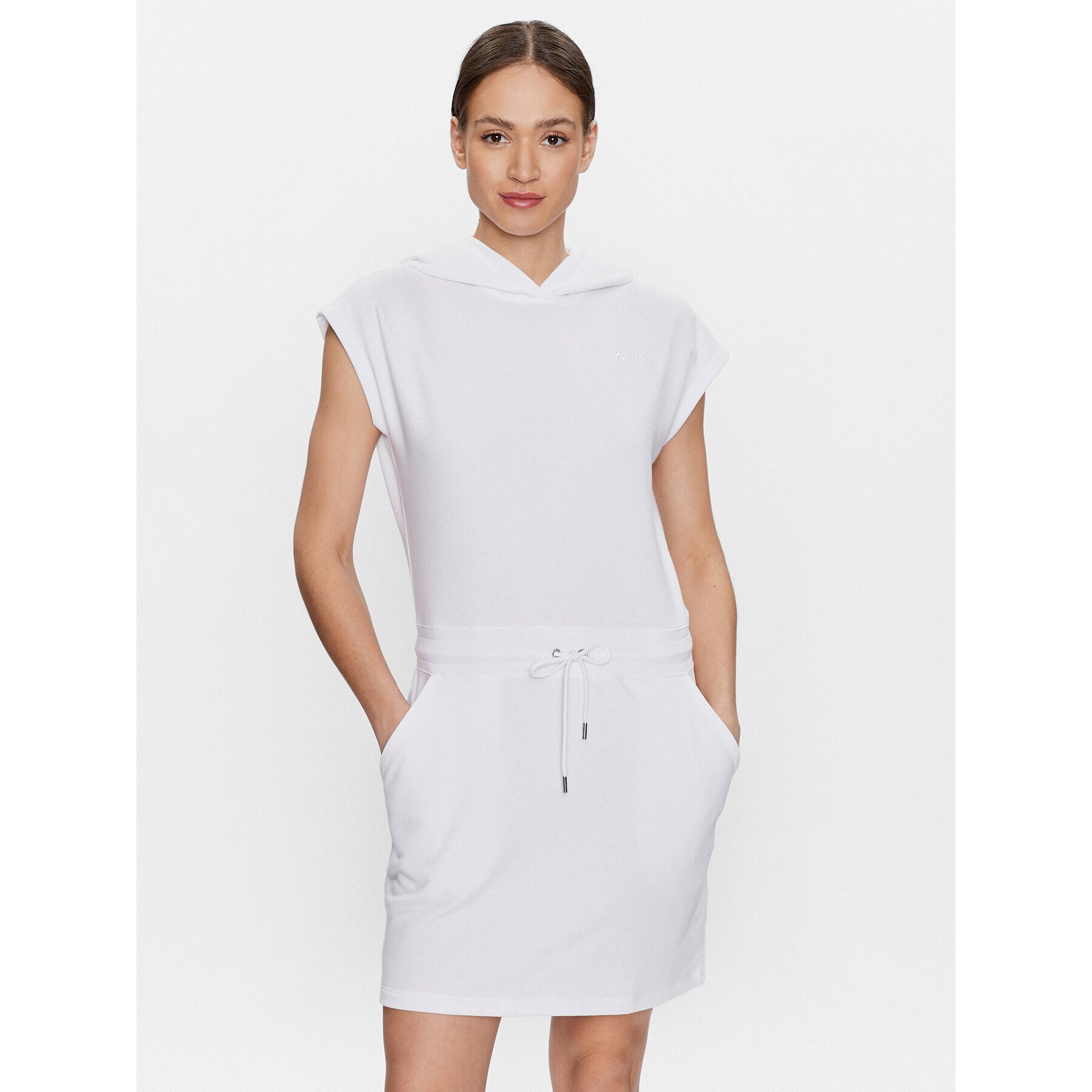 DKNY Sport Ежедневна рокля DP3D4775 Бял Classic Fit - Pepit.bg