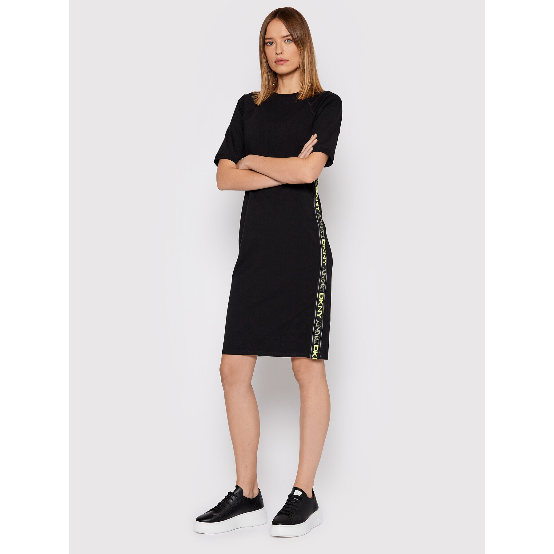 DKNY Sport Ежедневна рокля DP1D4481 Черен Regular Fit - Pepit.bg