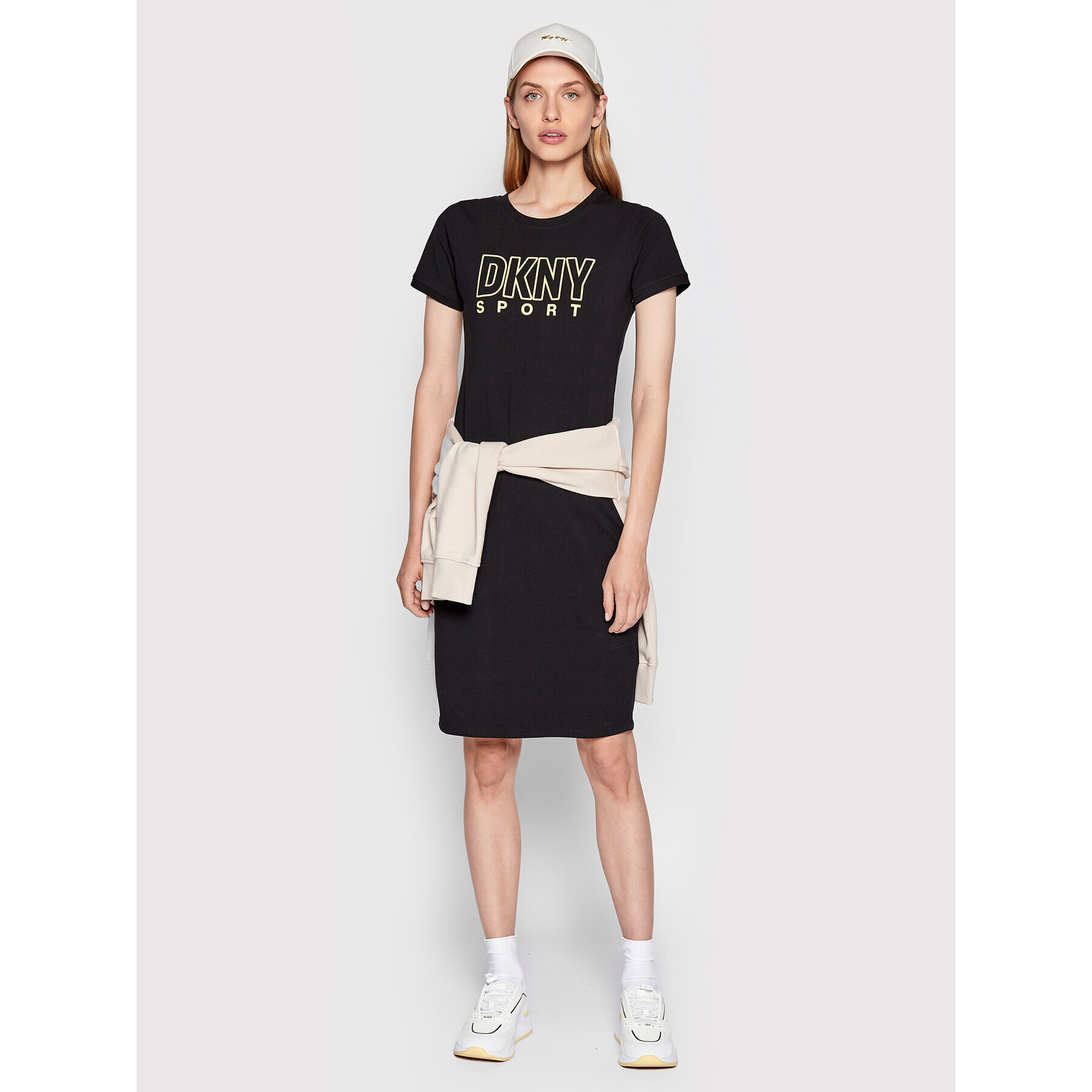 DKNY Sport Ежедневна рокля DP2D4597 Черен Regular Fit - Pepit.bg