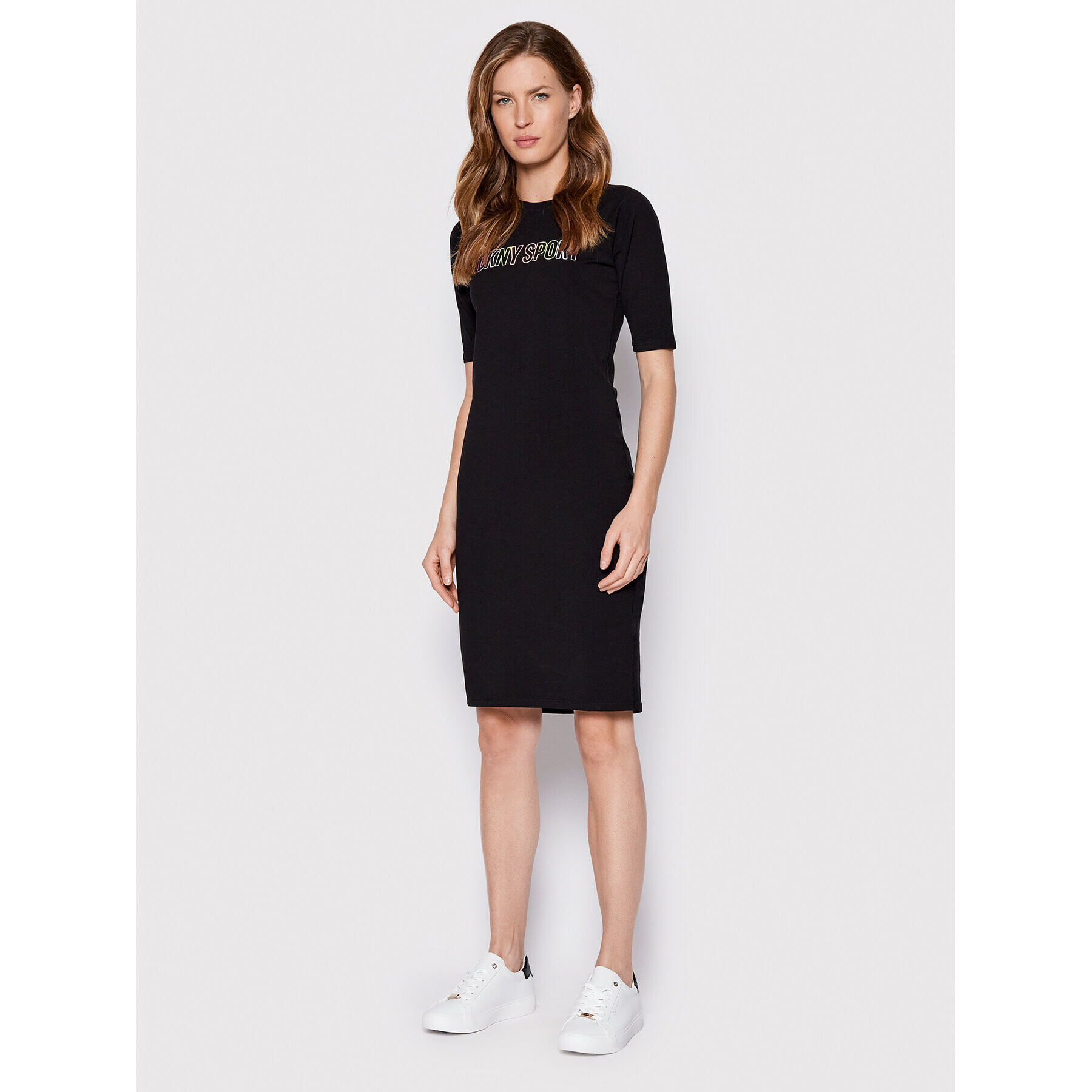 DKNY Sport Ежедневна рокля DP2D4658 Черен Regular Fit - Pepit.bg