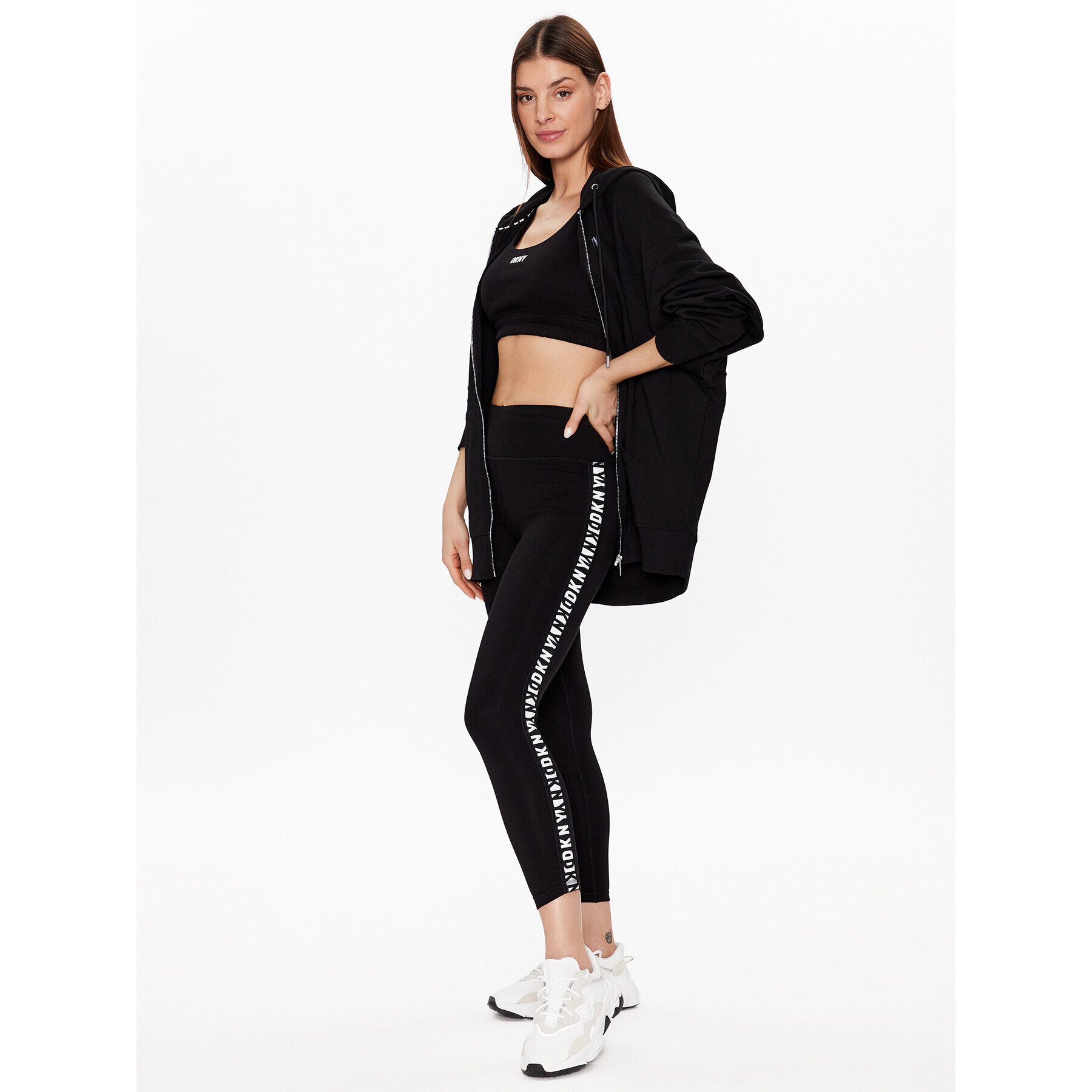 DKNY Sport Клин DP2P1939 Черен Classic Fit - Pepit.bg