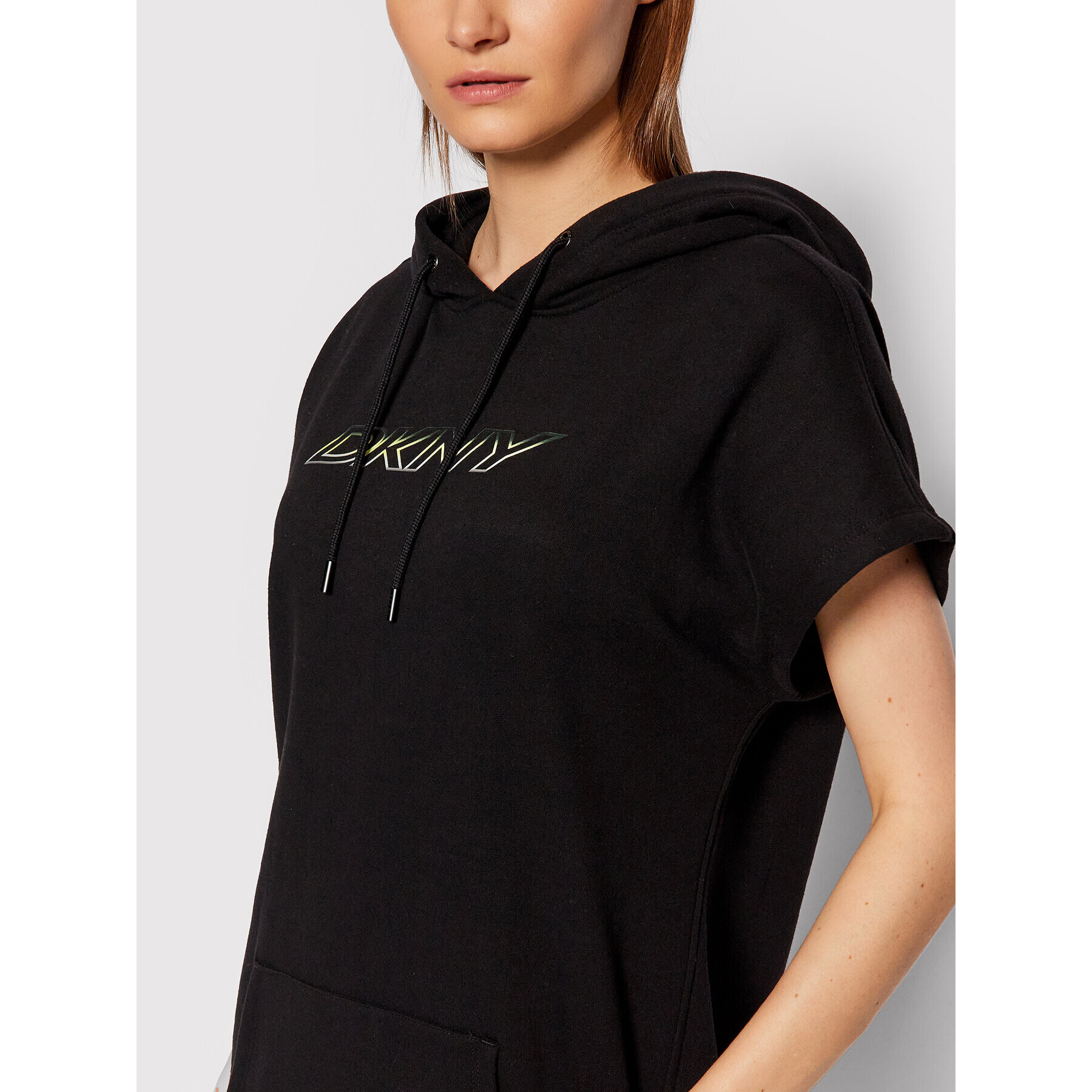 DKNY Sport Плетена рокля DP1D4474 Черен Regular Fit - Pepit.bg