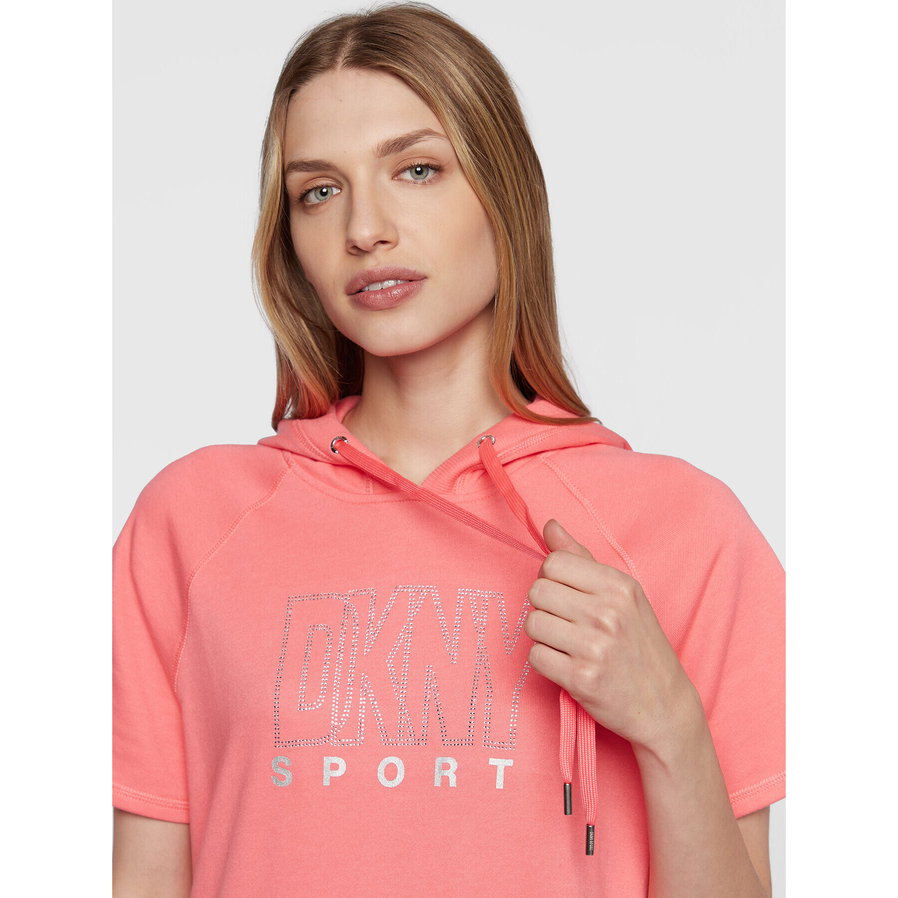 DKNY Sport Плетена рокля DP2D4647 Розов Regular Fit - Pepit.bg