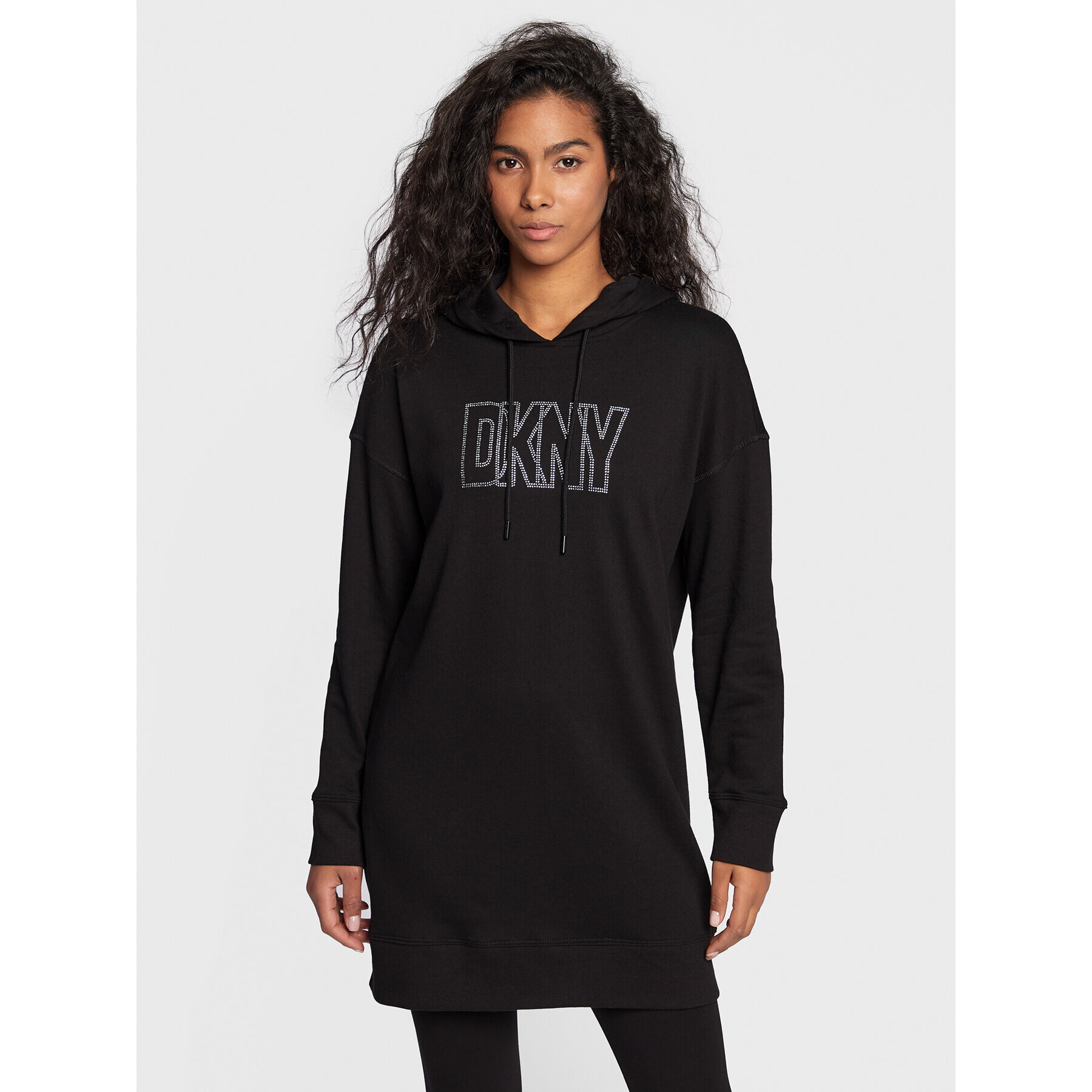 DKNY Sport Плетена рокля DP2D4713 Черен Regular Fit - Pepit.bg