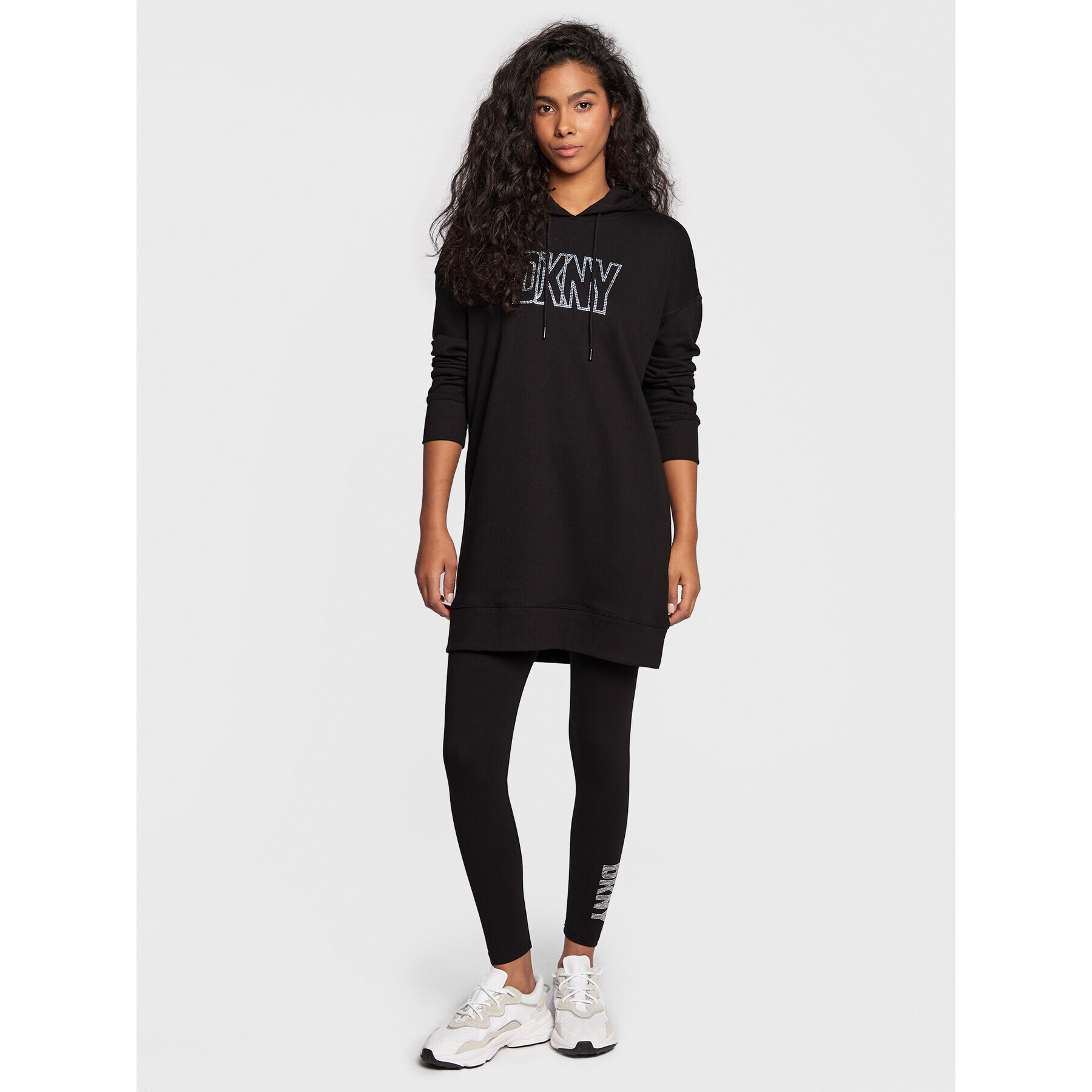 DKNY Sport Плетена рокля DP2D4713 Черен Regular Fit - Pepit.bg