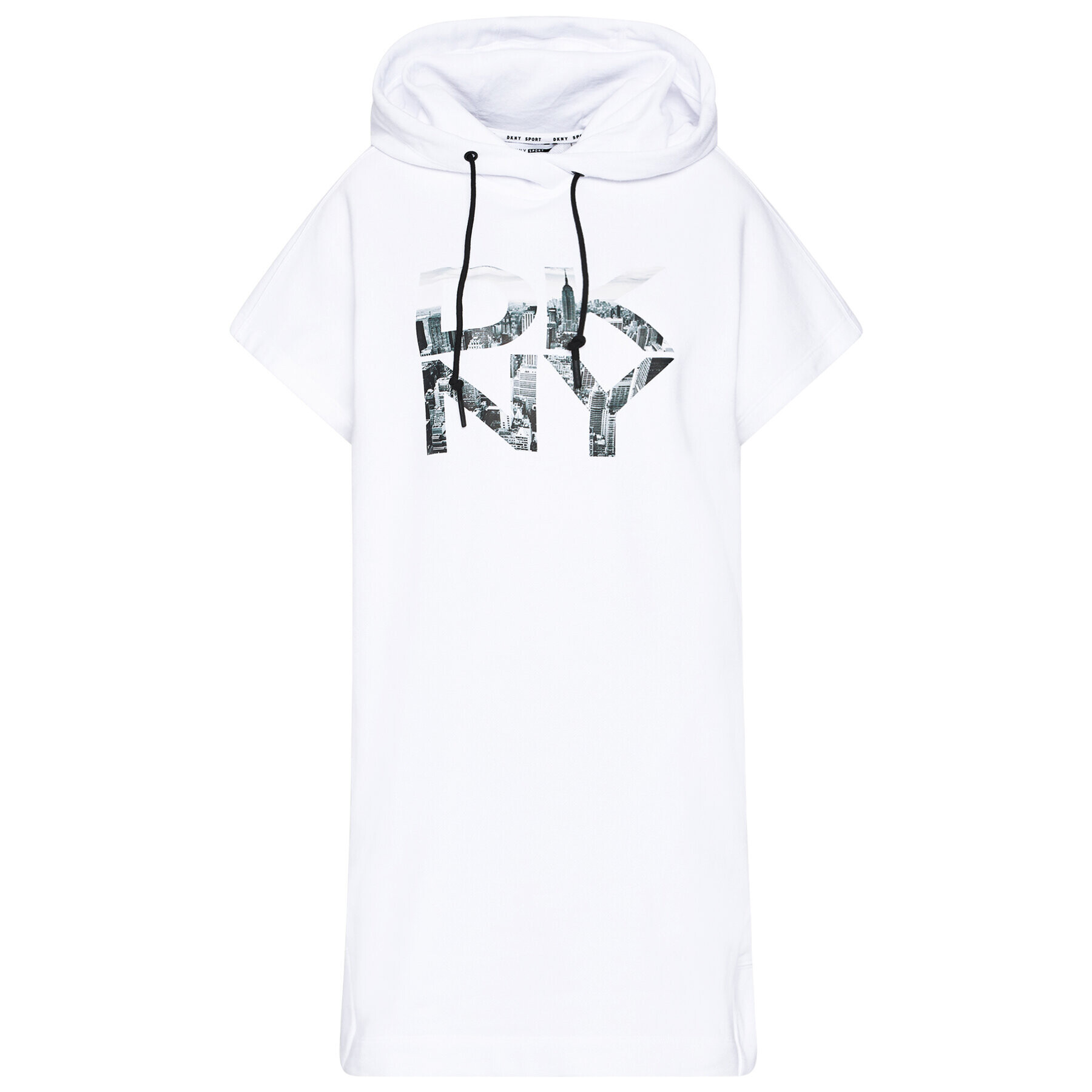 DKNY Sport Плетена рокля DP1D4435 Бял Regular Fit - Pepit.bg