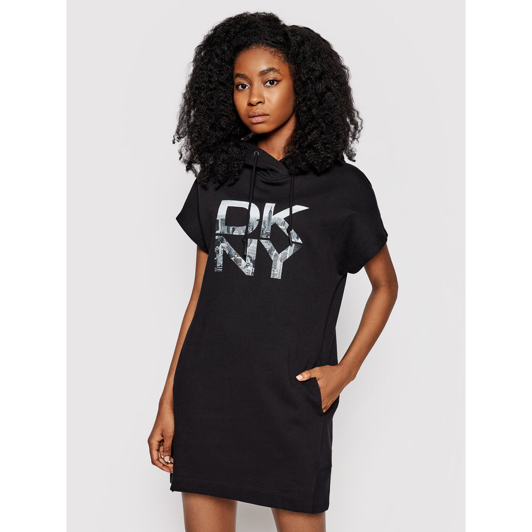 DKNY Sport Плетена рокля DP1D4435 Черен Regular Fit - Pepit.bg