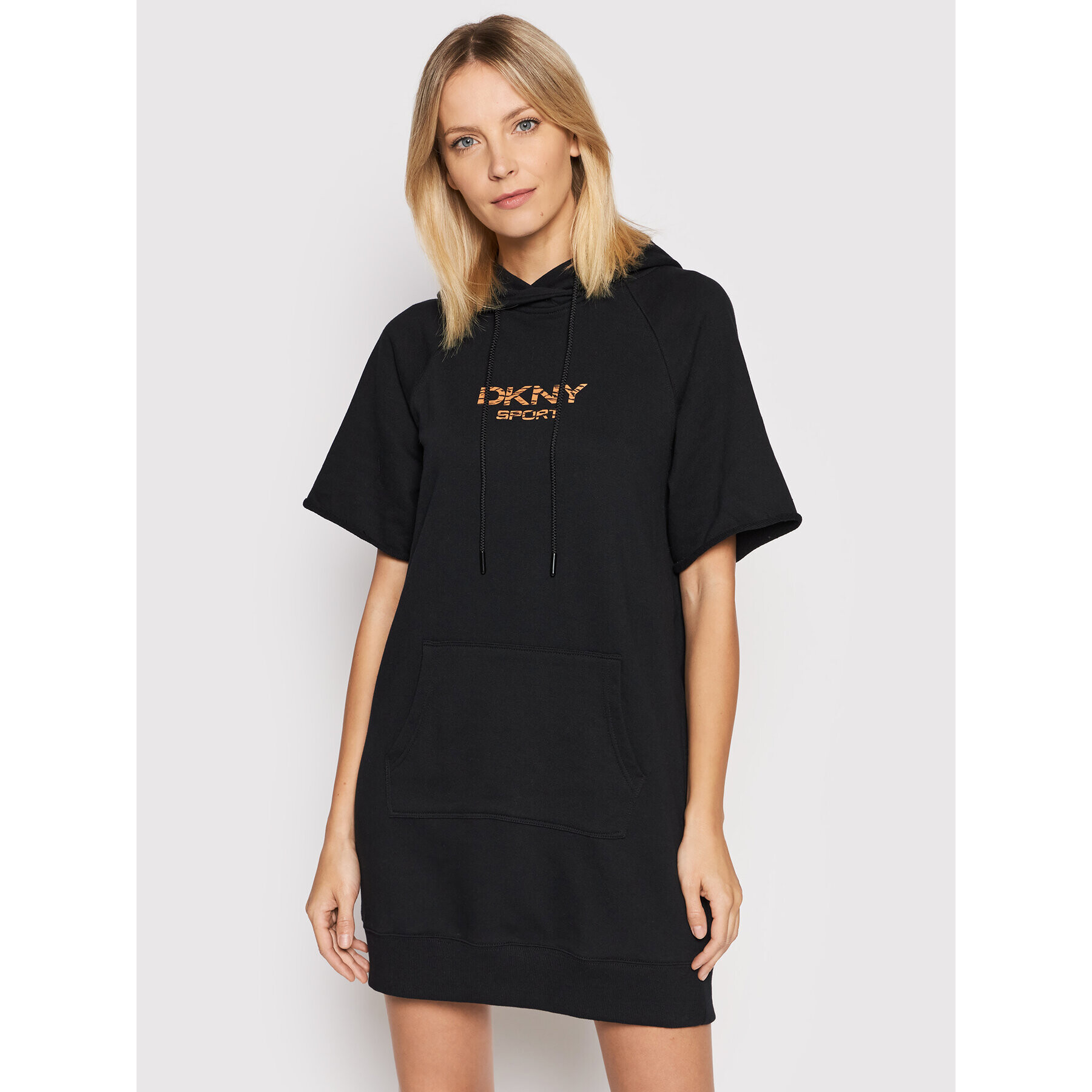 DKNY Sport Плетена рокля DP1D4494 Черен Regular Fit - Pepit.bg