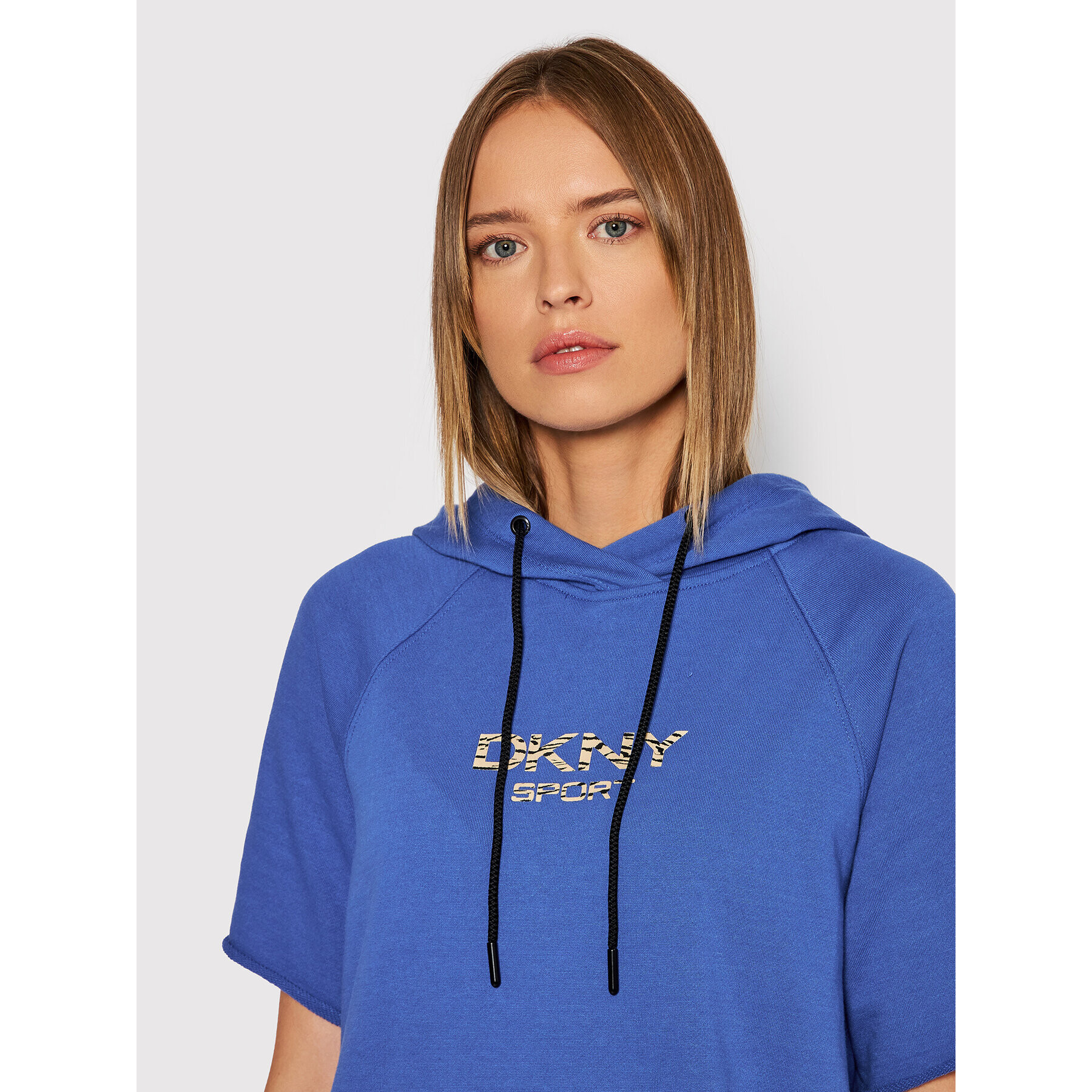 DKNY Sport Плетена рокля DP1D4494 Син Regular Fit - Pepit.bg