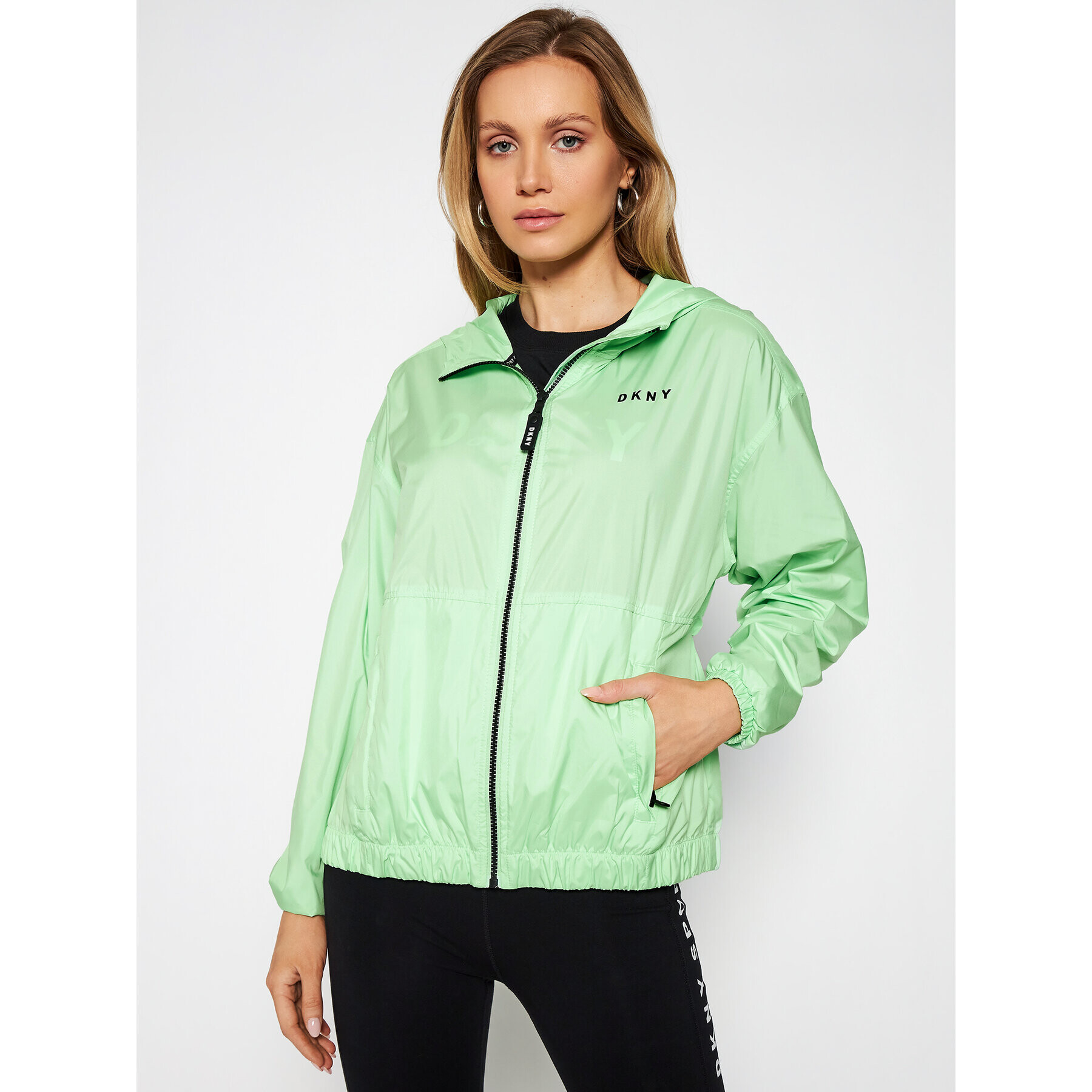 DKNY Sport Преходно яке DP0J8973 Зелен Regular Fit - Pepit.bg