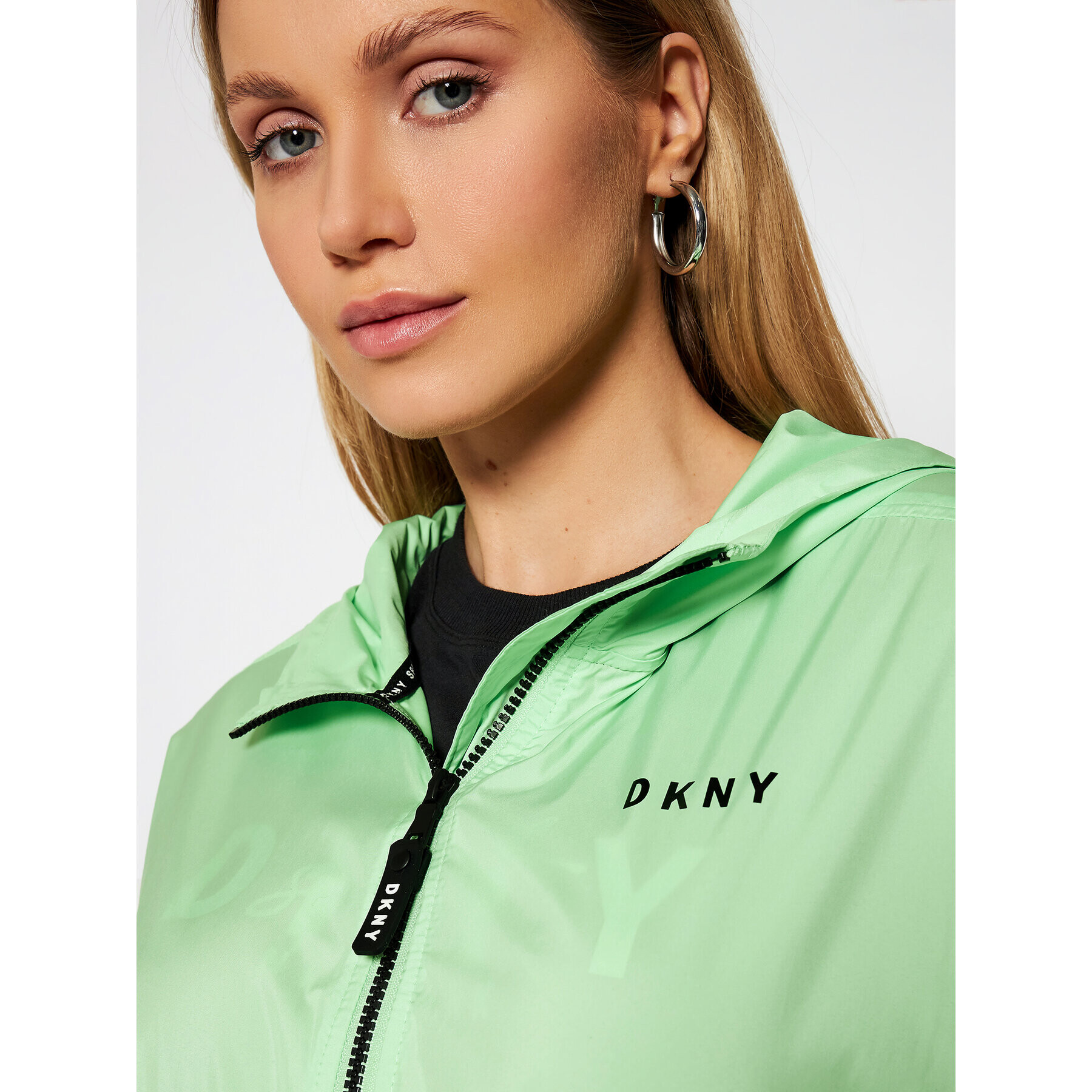 DKNY Sport Преходно яке DP0J8973 Зелен Regular Fit - Pepit.bg