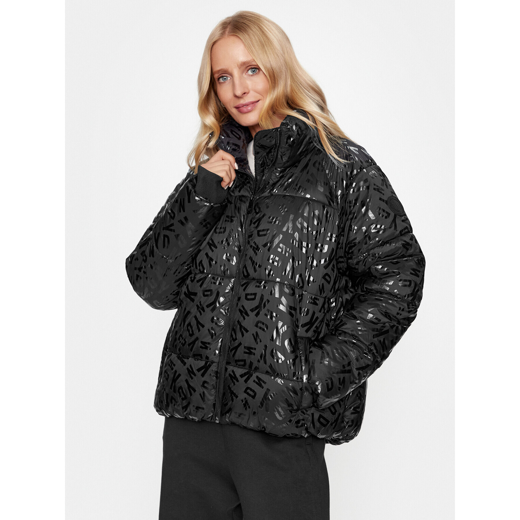DKNY Sport Преходно яке DP3J9194 Черен Regular Fit - Pepit.bg