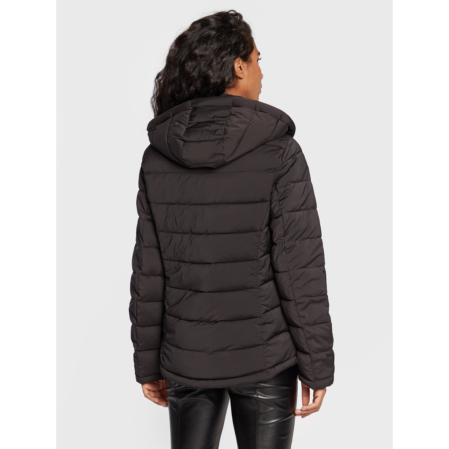 DKNY Sport Пухено яке DL2MPG50 Черен Regular Fit - Pepit.bg