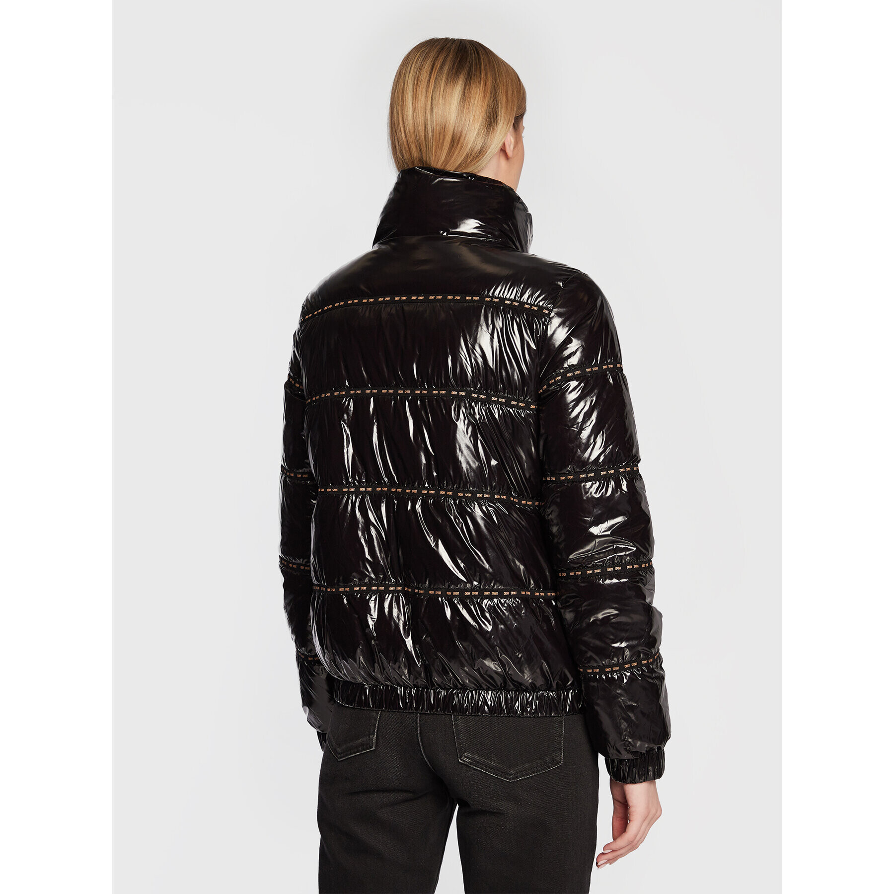 DKNY Sport Пухено яке DP2J8857 Черен Regular Fit - Pepit.bg