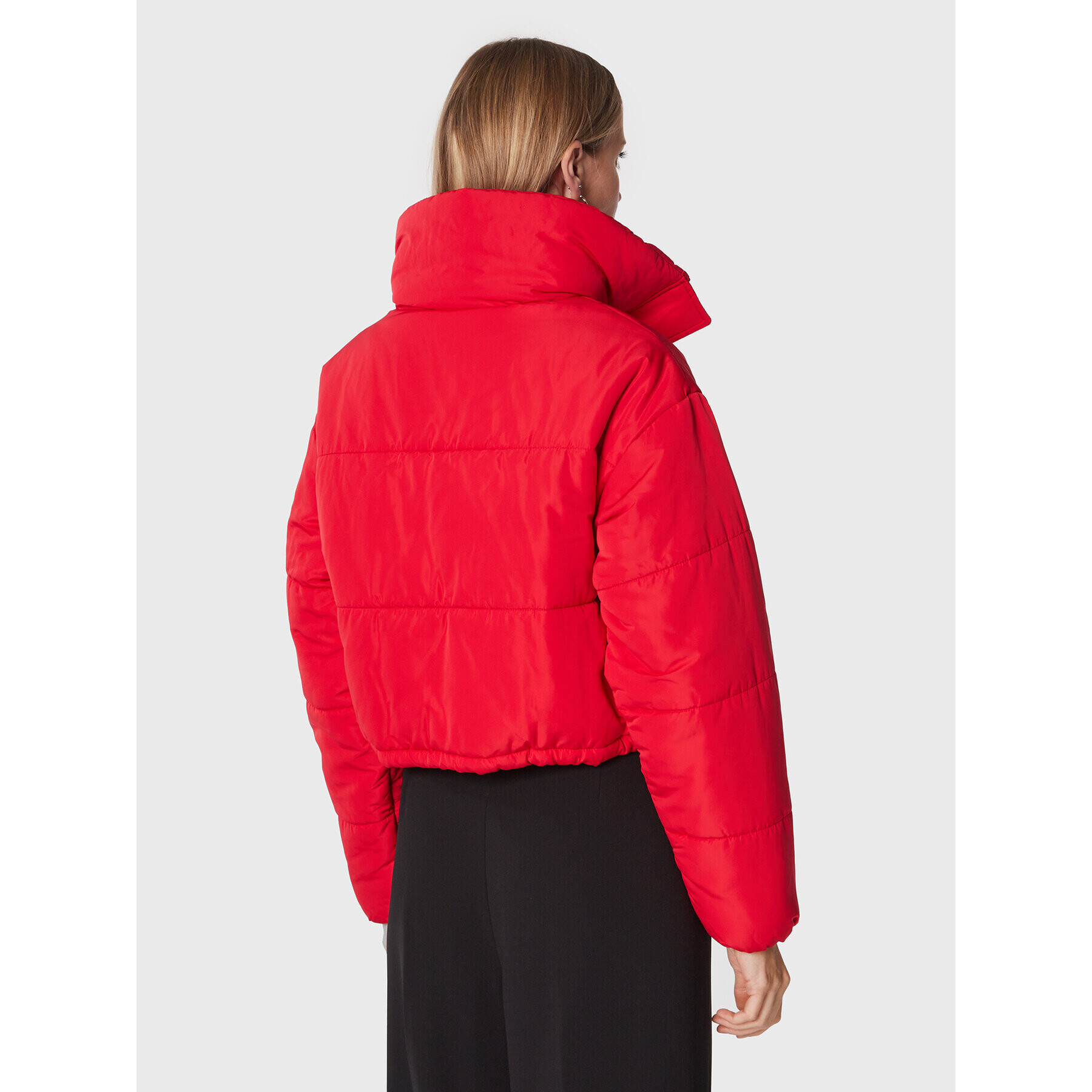 DKNY Sport Пухено яке DP2J9196 Червен Oversize - Pepit.bg