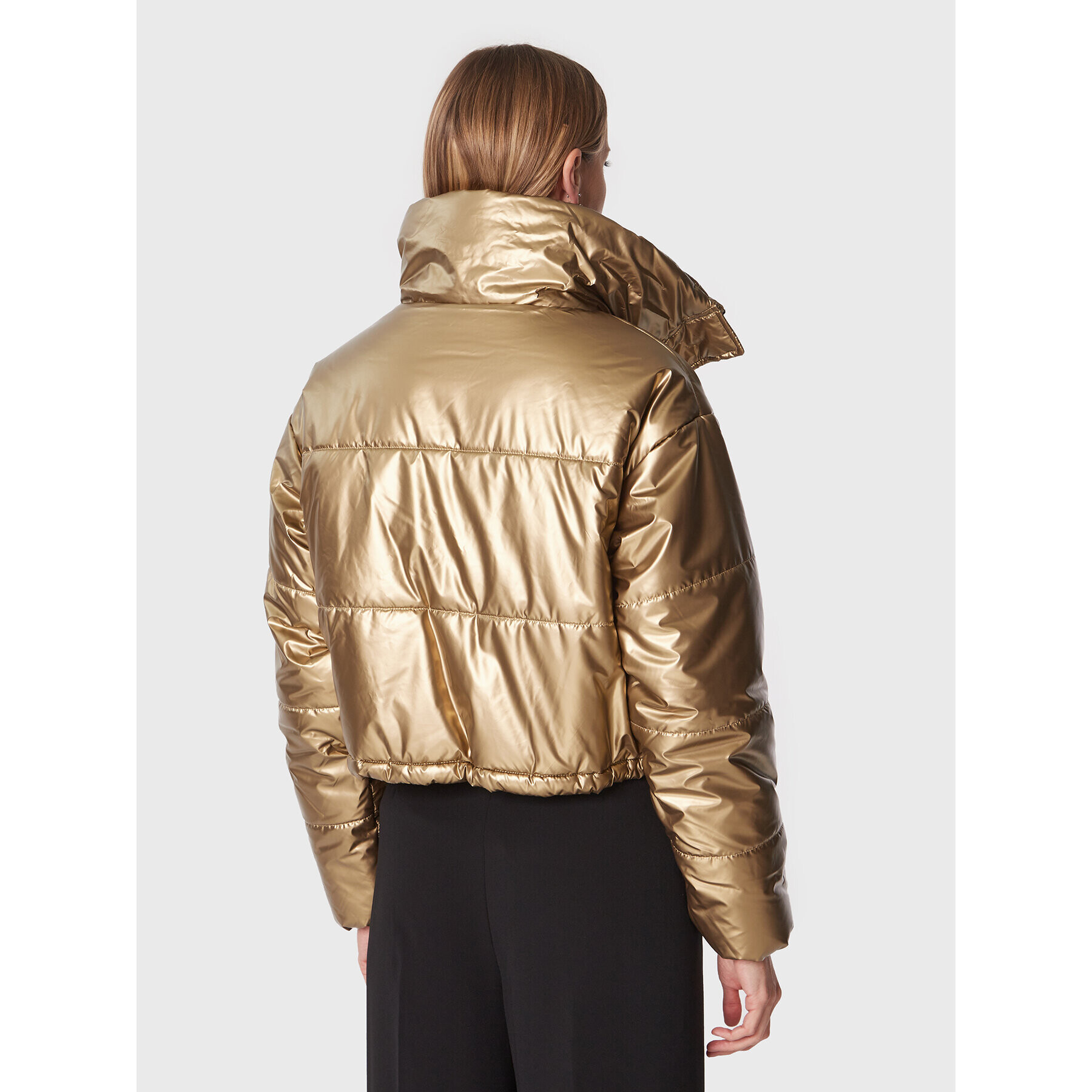 DKNY Sport Пухено яке DP2J9228 Златист Oversize - Pepit.bg