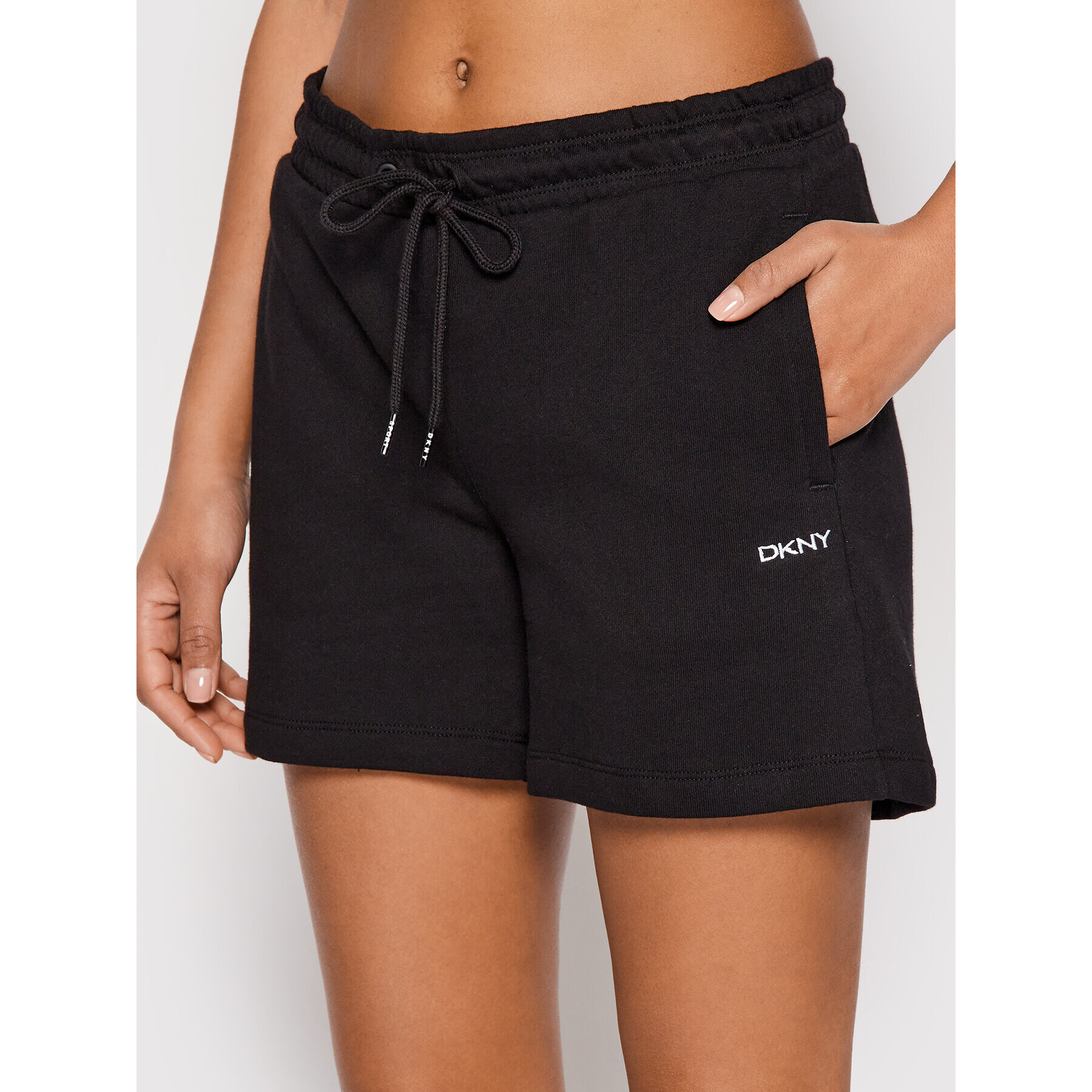 DKNY Sport Спортни шорти DP1S4993 Черен Regular Fit - Pepit.bg