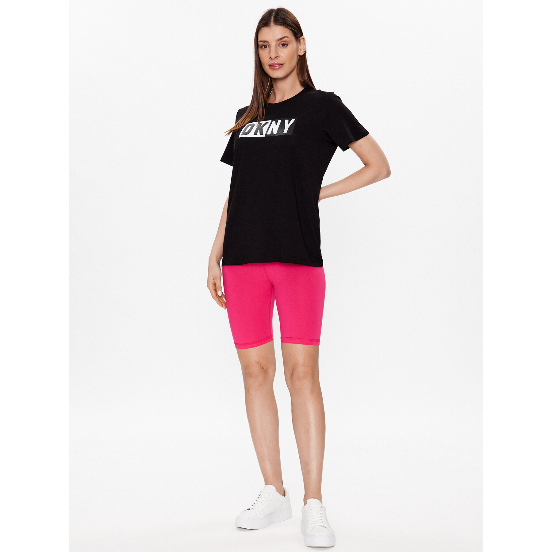 DKNY Sport Спортни шорти DP2S5014 Розов Active Fit - Pepit.bg