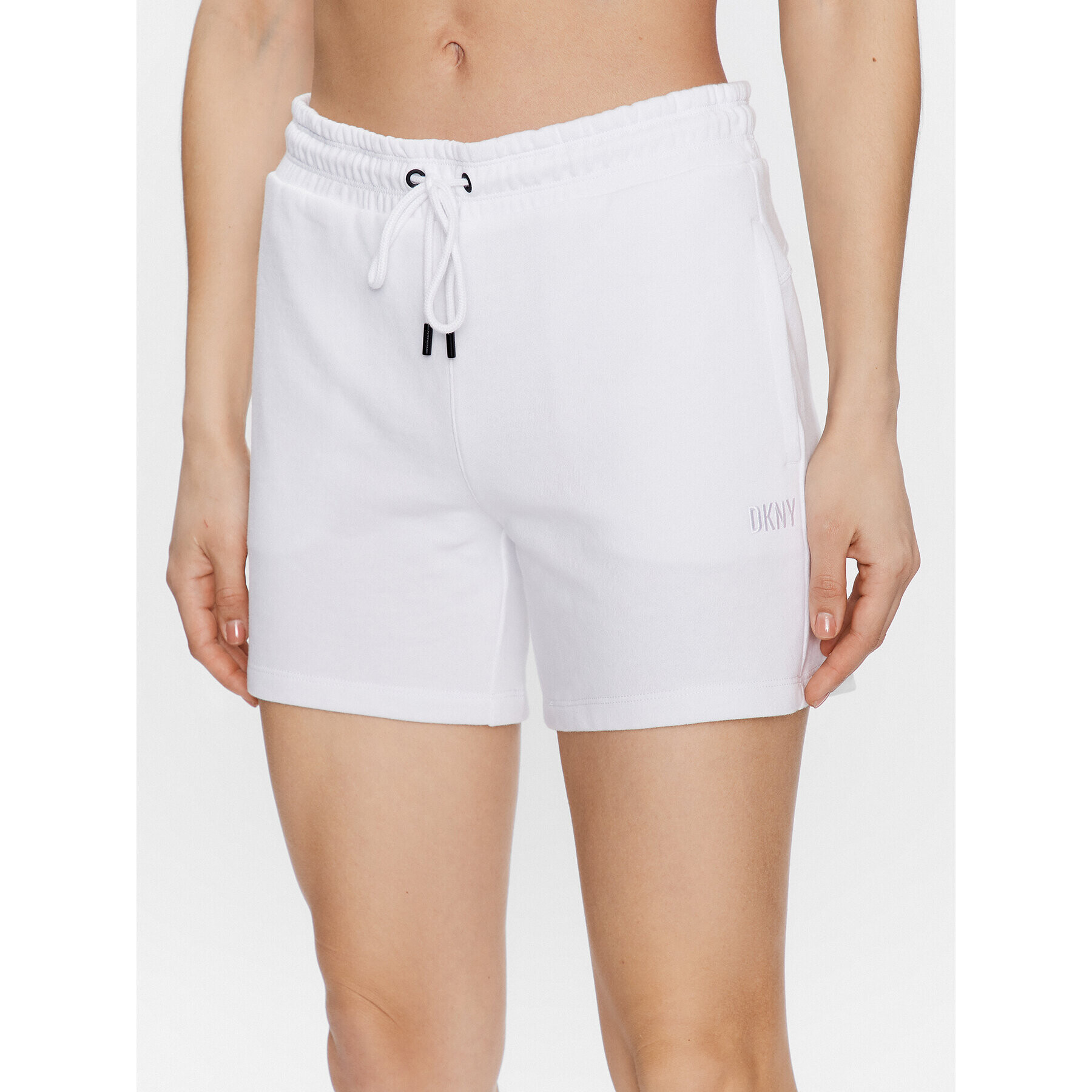 DKNY Sport Спортни шорти DP3S4993 Бял Regular Fit - Pepit.bg