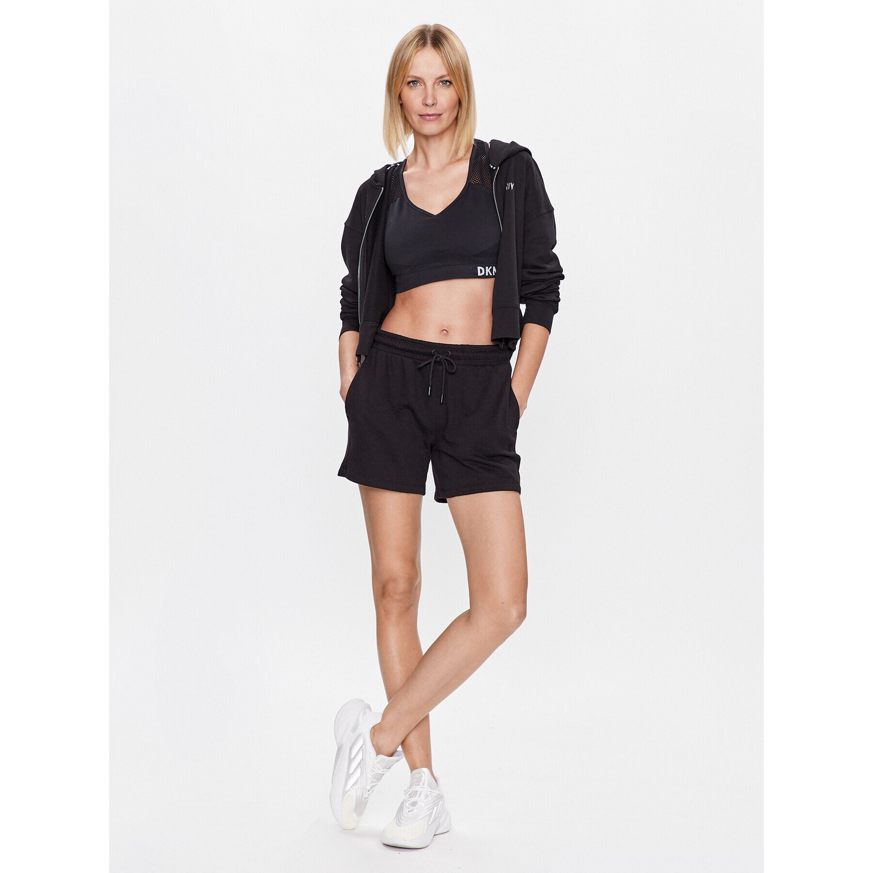 DKNY Sport Спортни шорти DP3S4993 Черен Regular Fit - Pepit.bg
