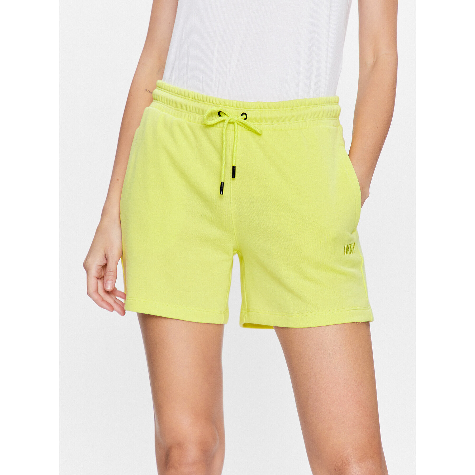 DKNY Sport Спортни шорти DP3S4993 Зелен Classic Fit - Pepit.bg