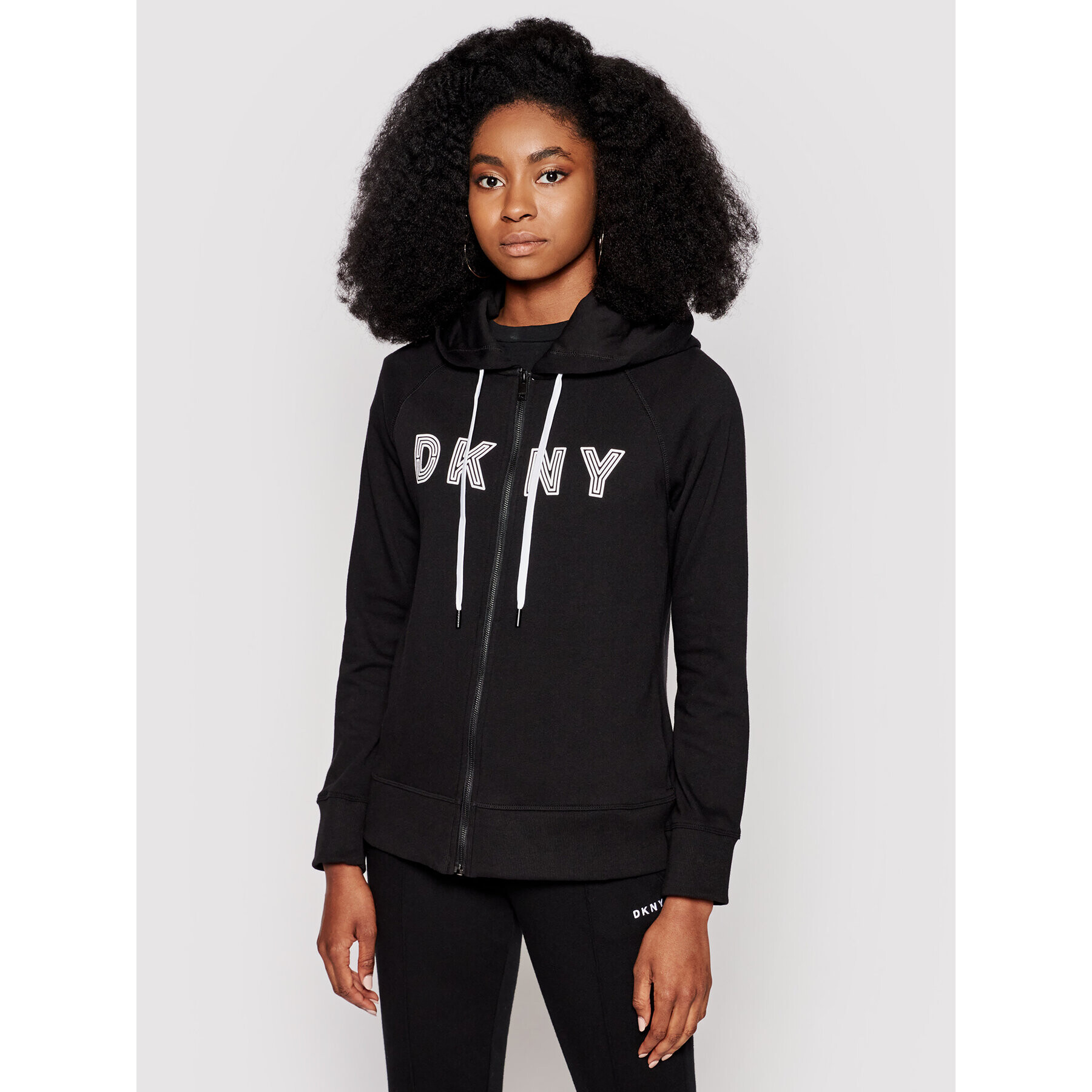 DKNY Sport Суитшърт DP0J8767 Черен Regular Fit - Pepit.bg