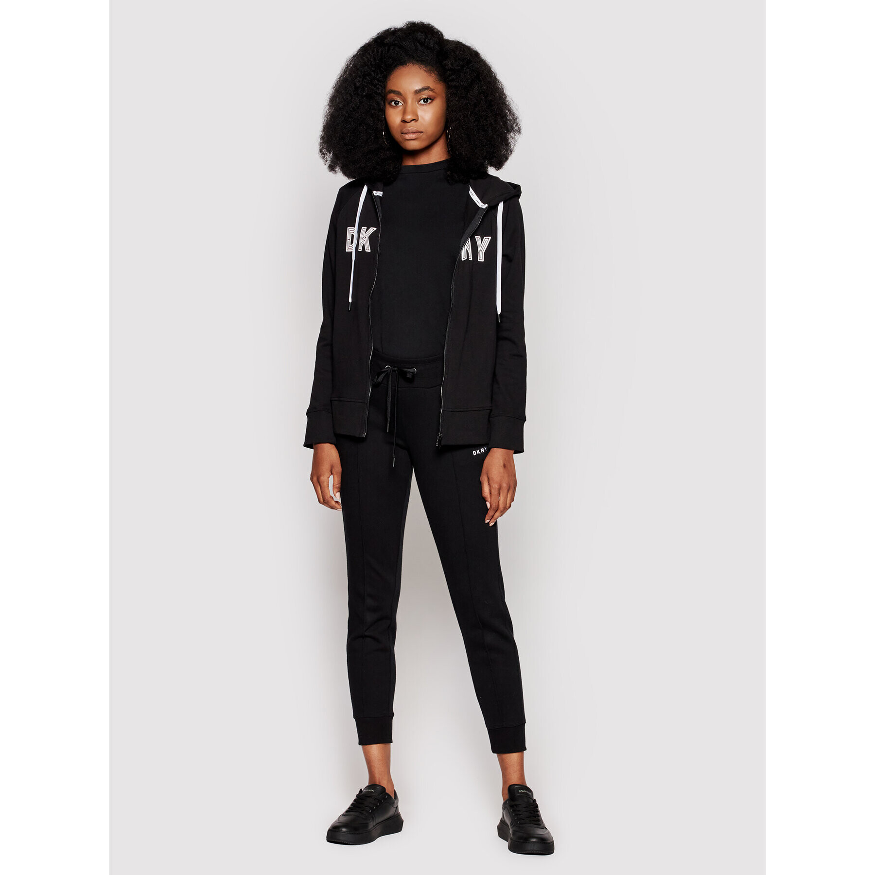 DKNY Sport Суитшърт DP0J8767 Черен Regular Fit - Pepit.bg