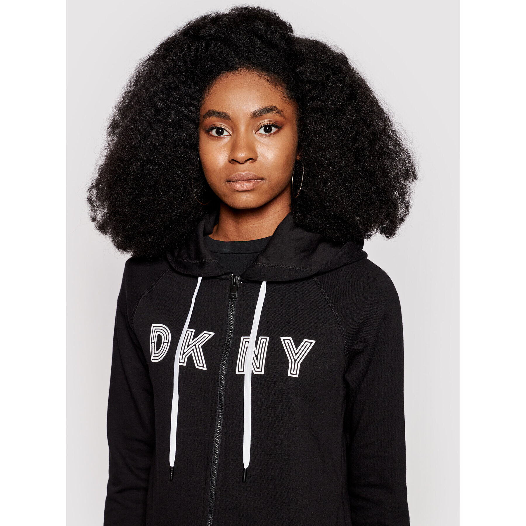 DKNY Sport Суитшърт DP0J8767 Черен Regular Fit - Pepit.bg