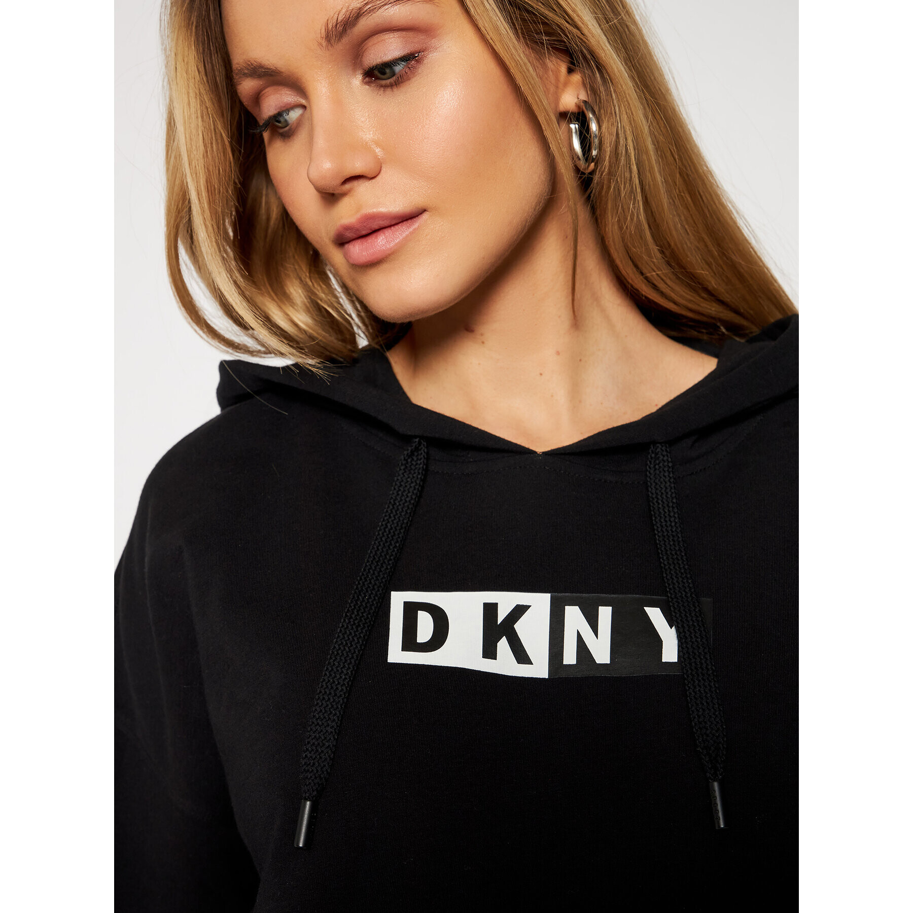 DKNY Sport Суитшърт DP0T7713 Черен Loose Fit - Pepit.bg