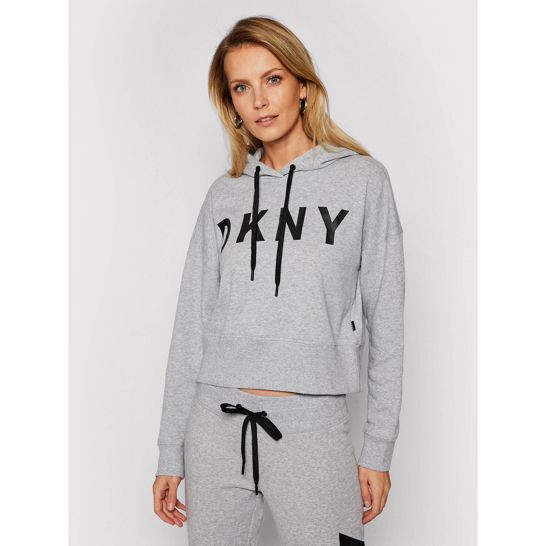 DKNY Sport Суитшърт DP0T7970 Сив Regular Fit - Pepit.bg