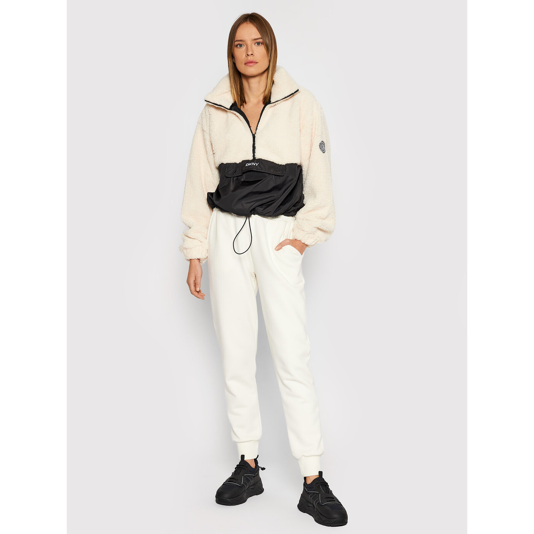 DKNY Sport Суитшърт DP1T7559 Бежов Regular Fit - Pepit.bg