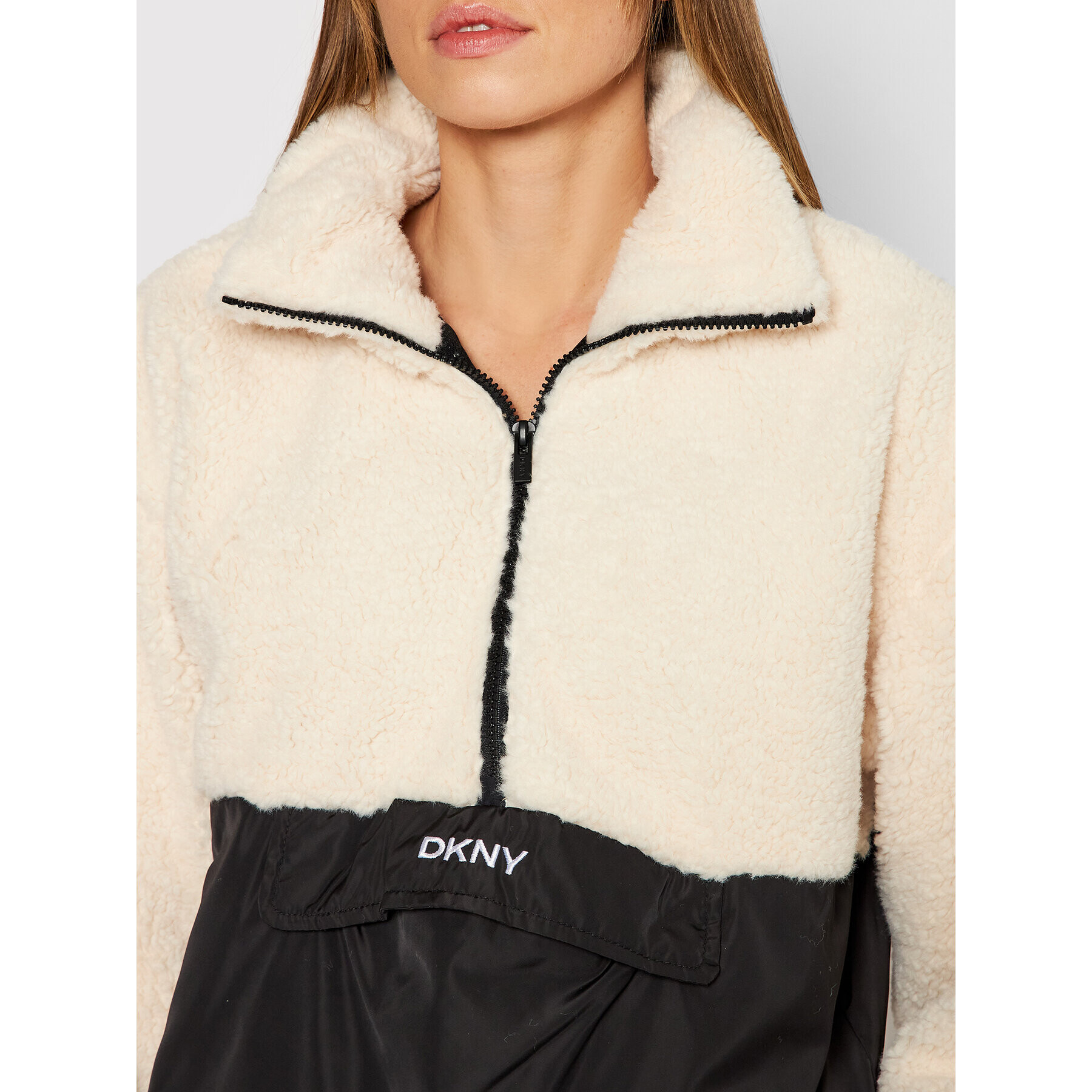 DKNY Sport Суитшърт DP1T7559 Бежов Regular Fit - Pepit.bg