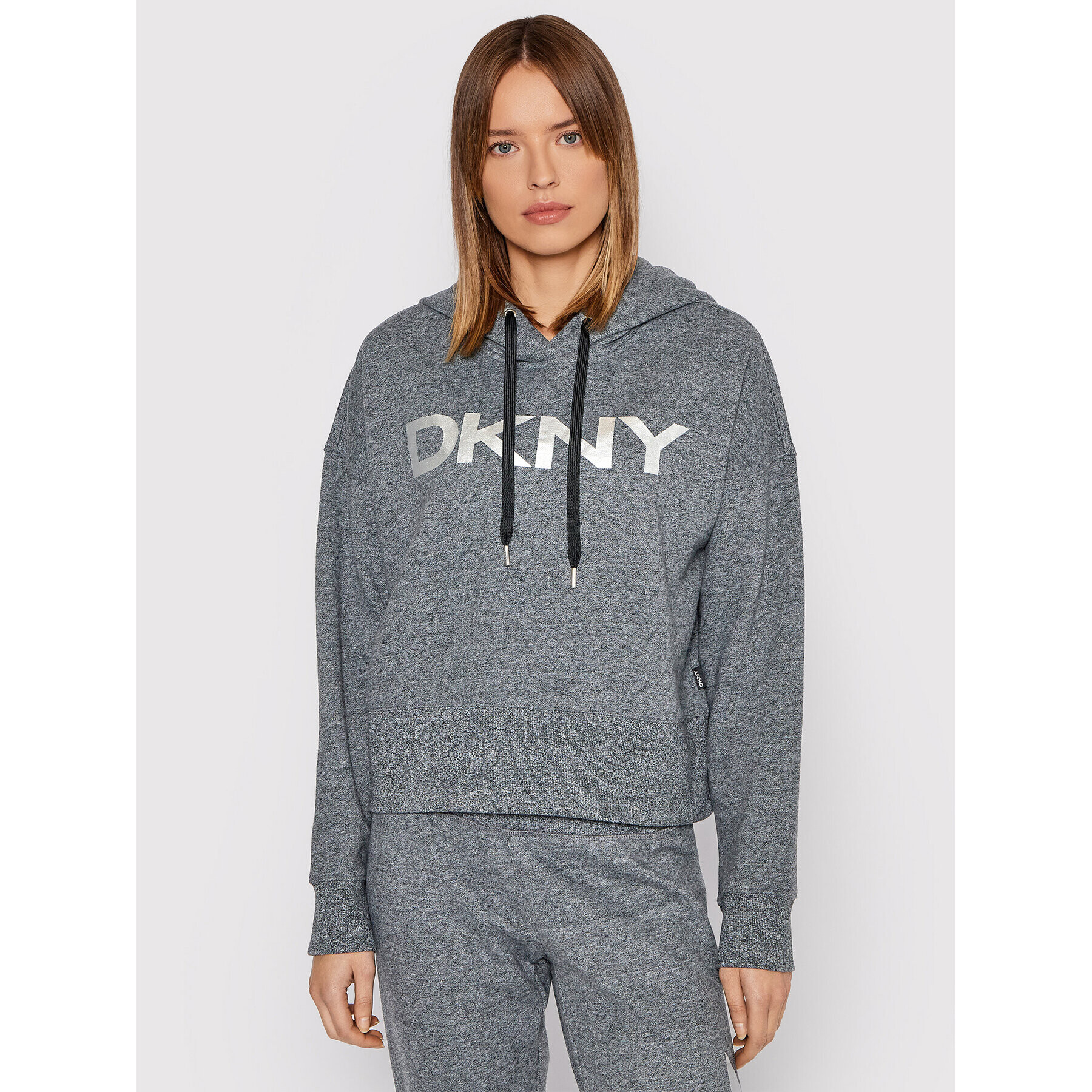 DKNY Sport Суитшърт DP1T7970 Сив Regular Fit - Pepit.bg