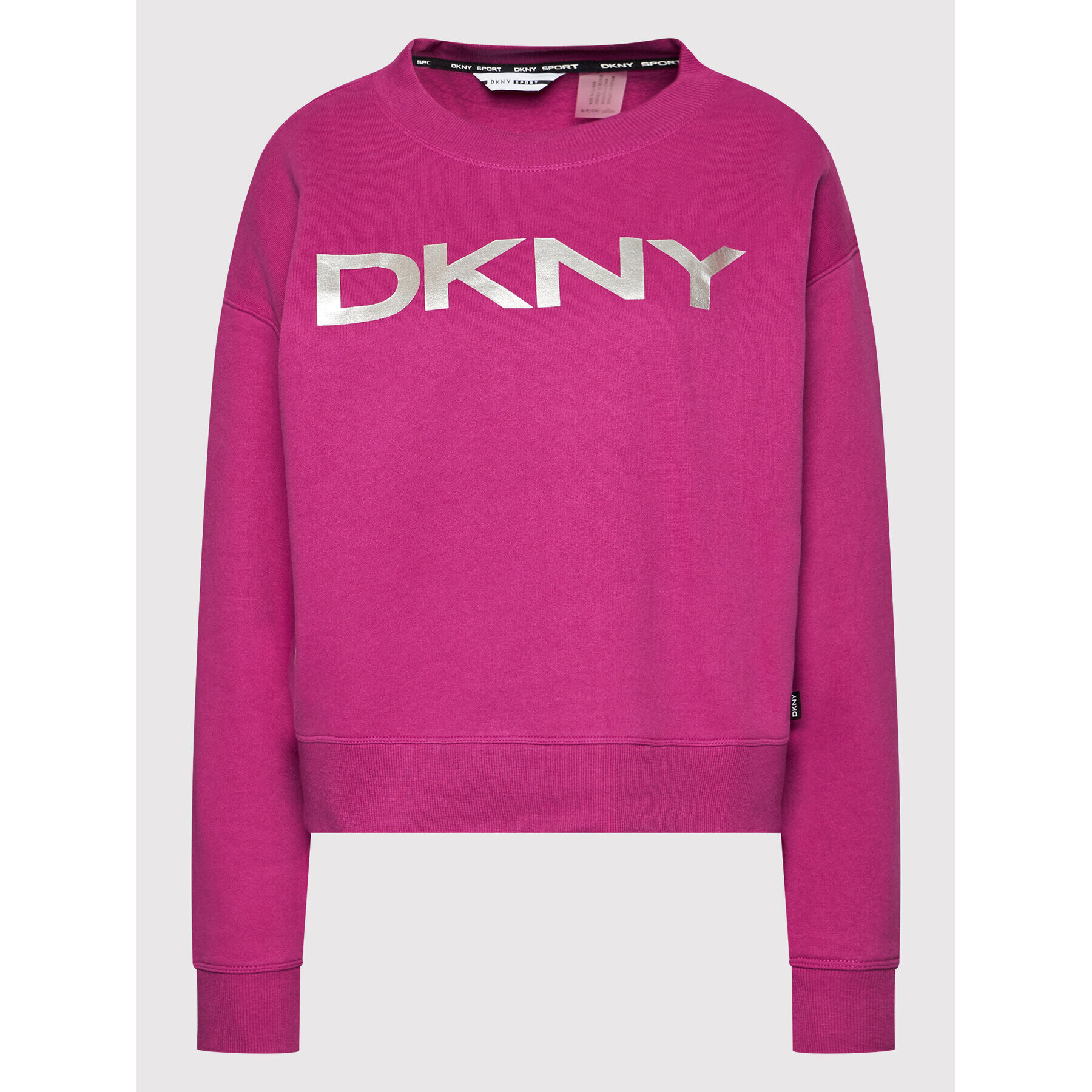 DKNY Sport Суитшърт DP1T7974 Розов Relaxed Fit - Pepit.bg