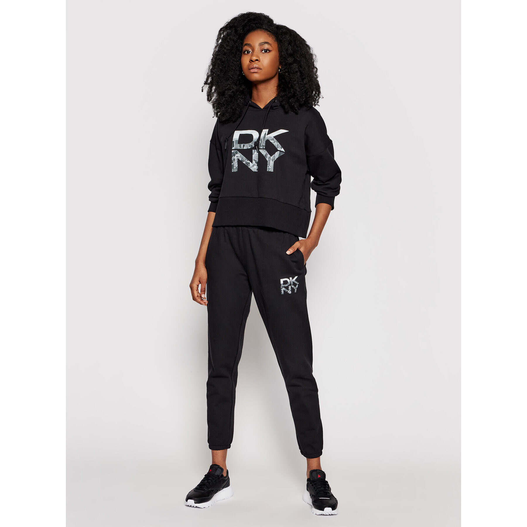 DKNY Sport Суитшърт DP1T8011 Черен Regular Fit - Pepit.bg