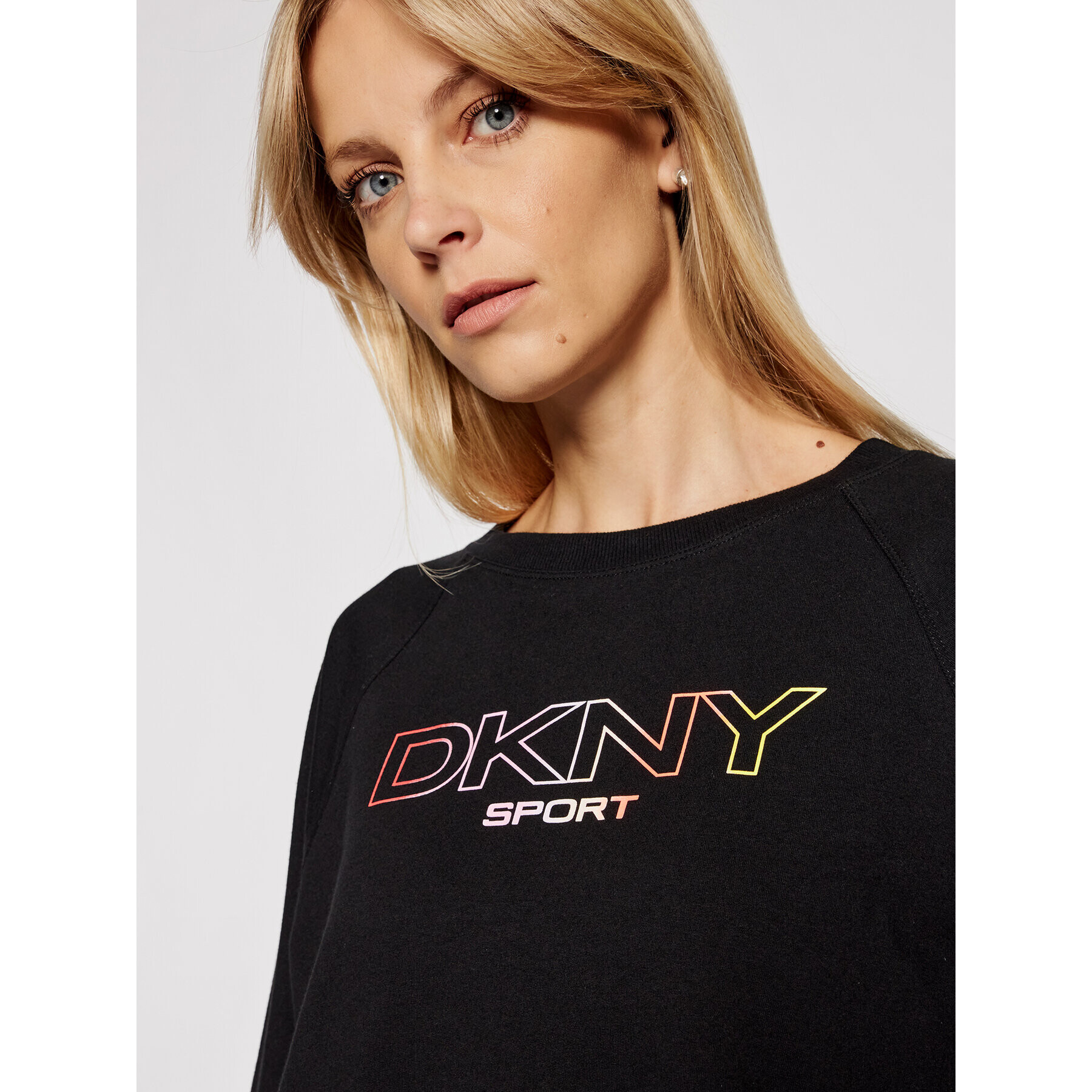 DKNY Sport Суитшърт DP1T8022 Черен Regular Fit - Pepit.bg