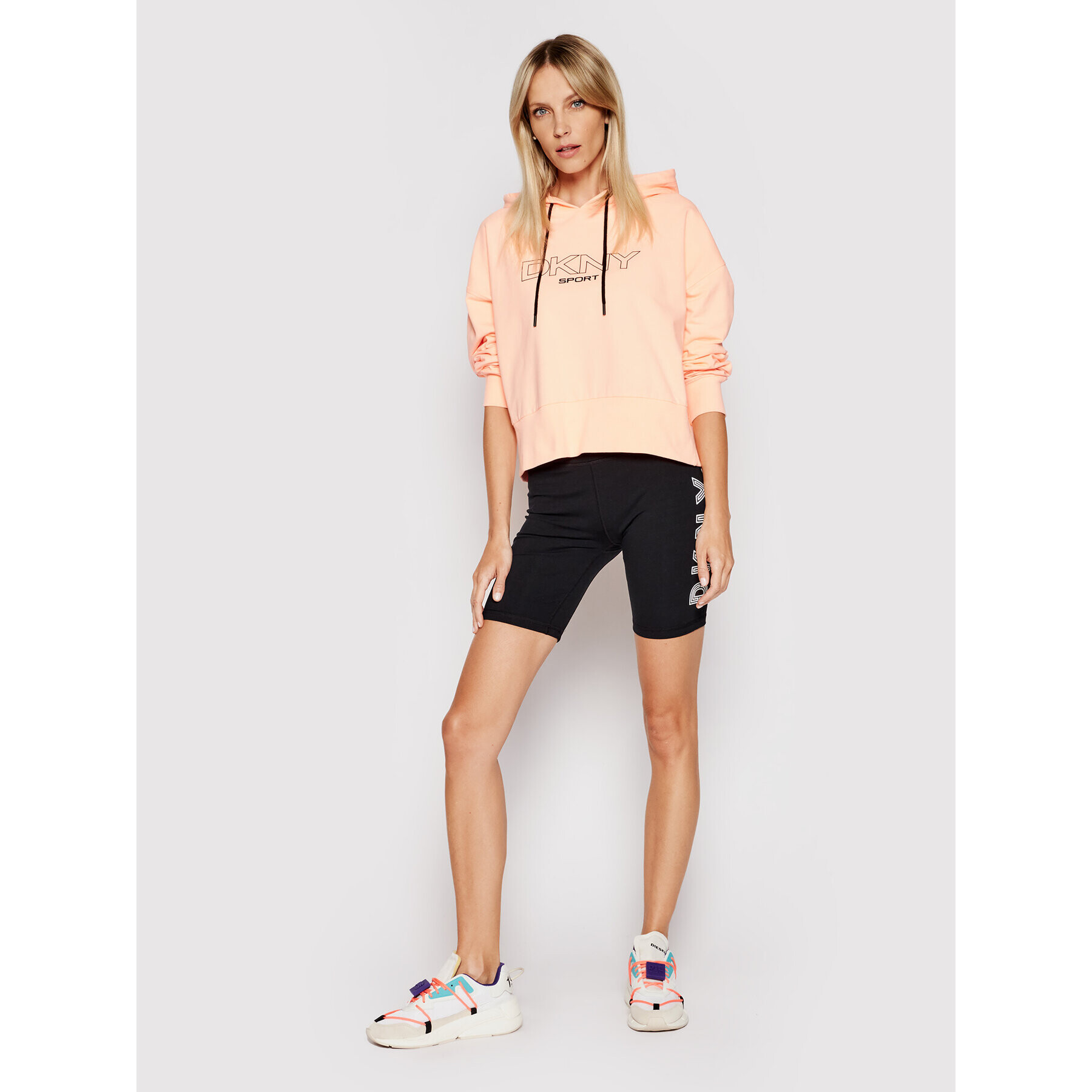 DKNY Sport Суитшърт DP1T8023 Оранжев Regular Fit - Pepit.bg