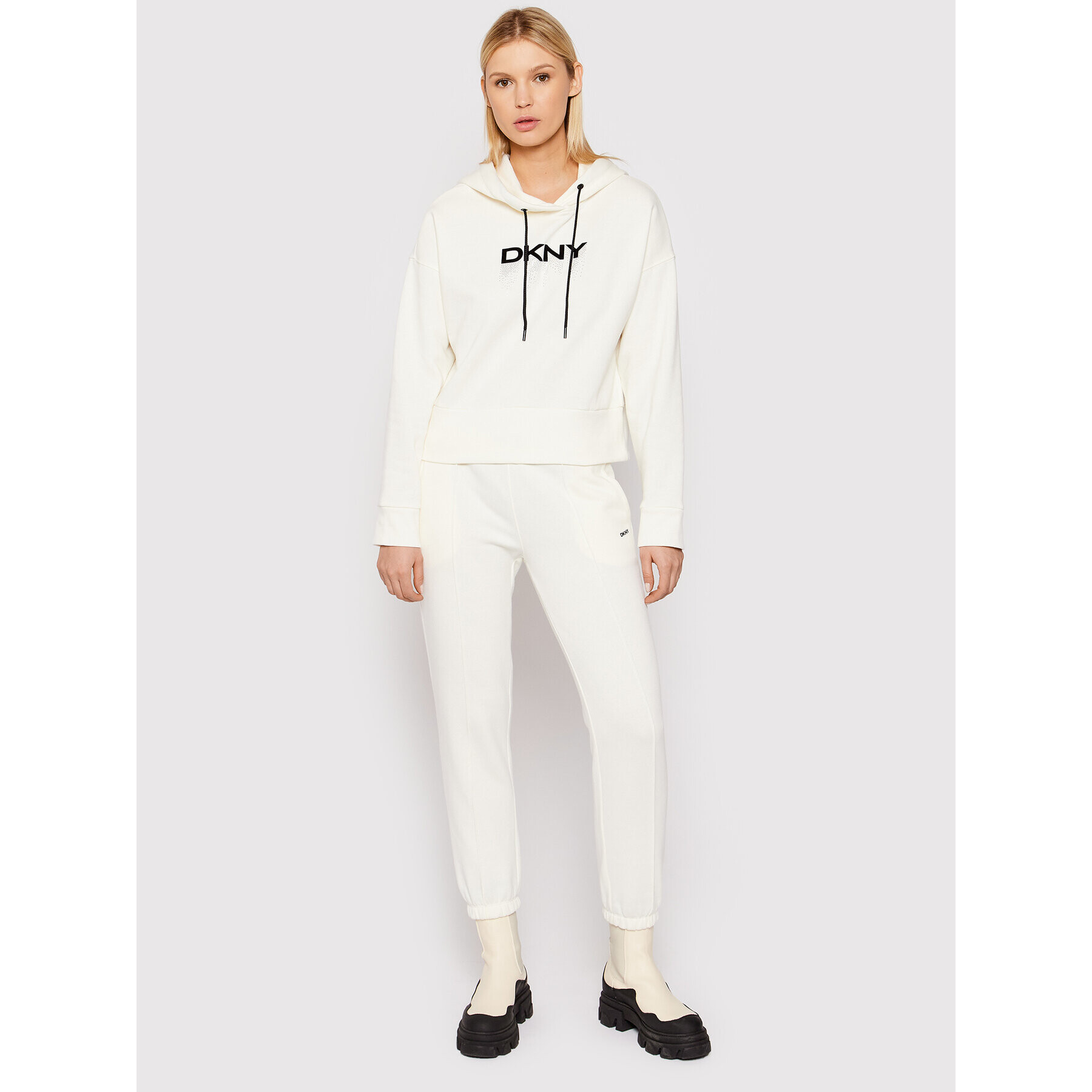 DKNY Sport Суитшърт DP1T8275 Бежов Regular Fit - Pepit.bg