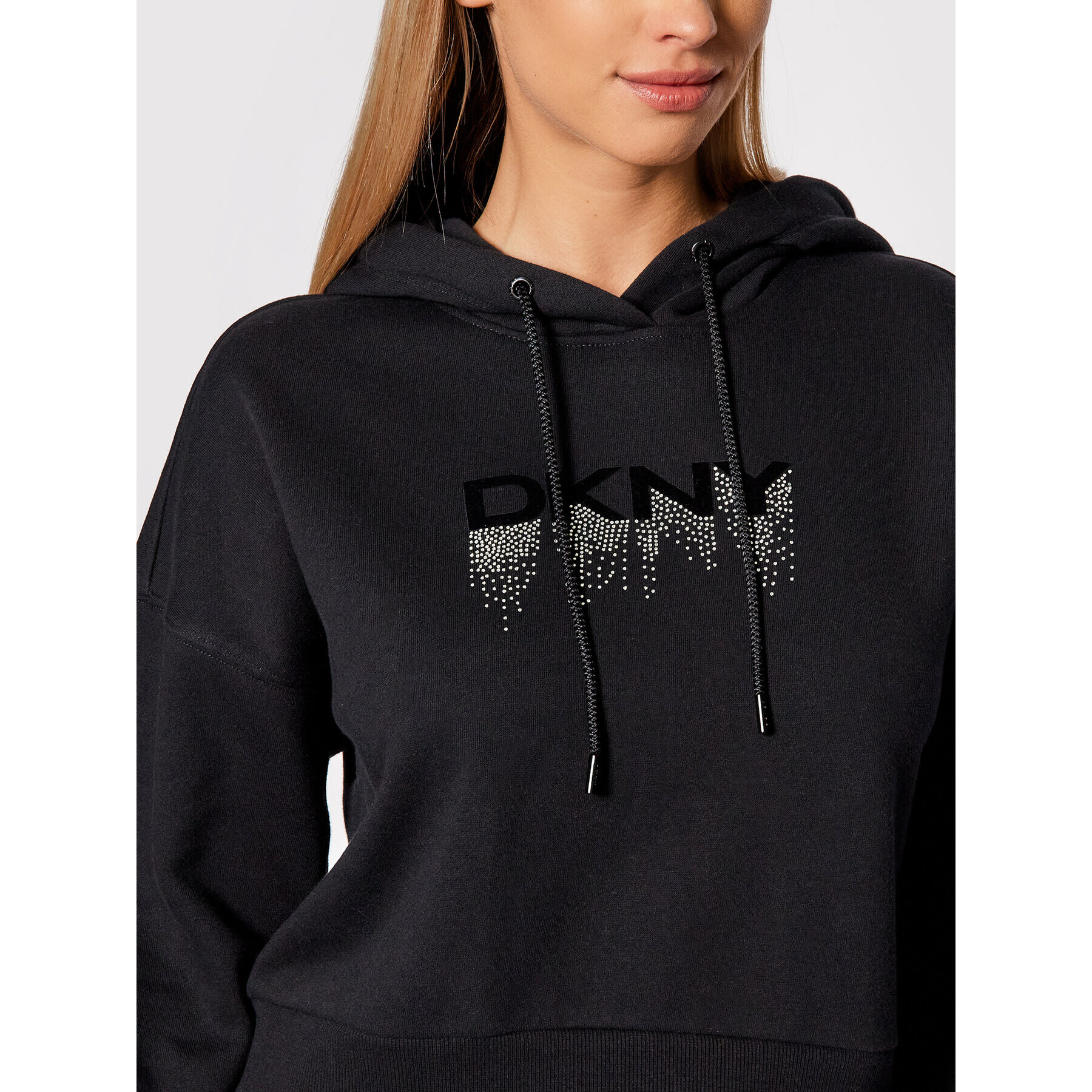 DKNY Sport Суитшърт DP1T8275 Черен Regular Fit - Pepit.bg