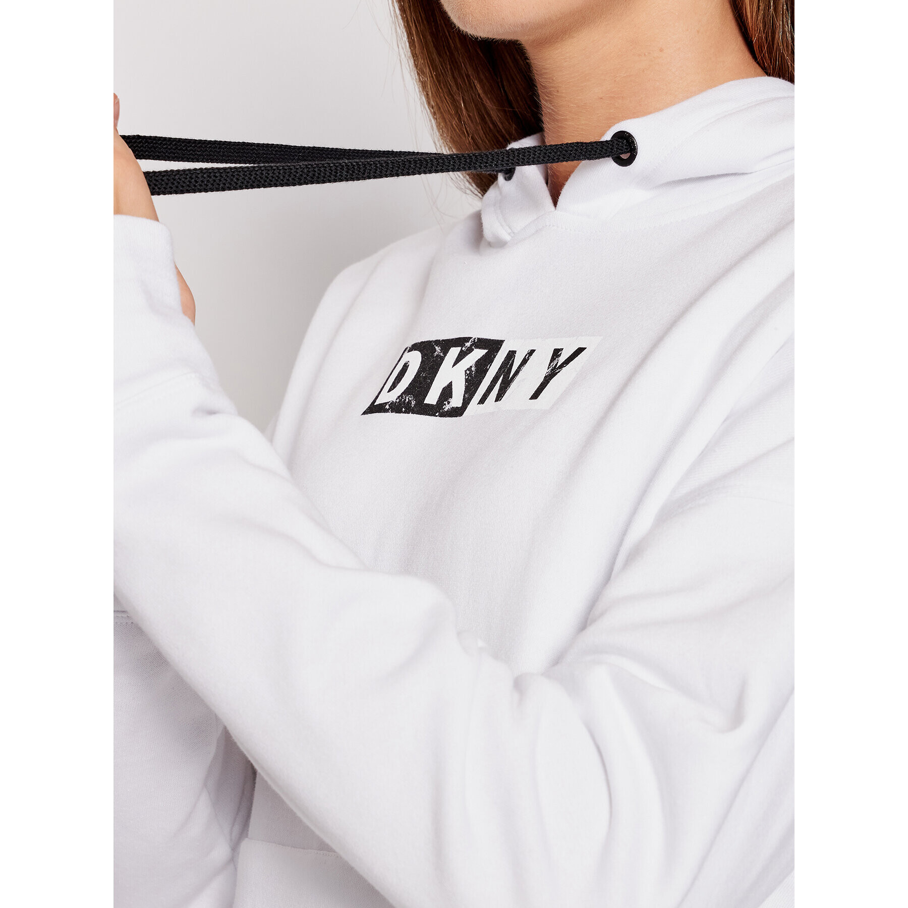 DKNY Sport Суитшърт DP1T8291 Бял Relaxed Fit - Pepit.bg