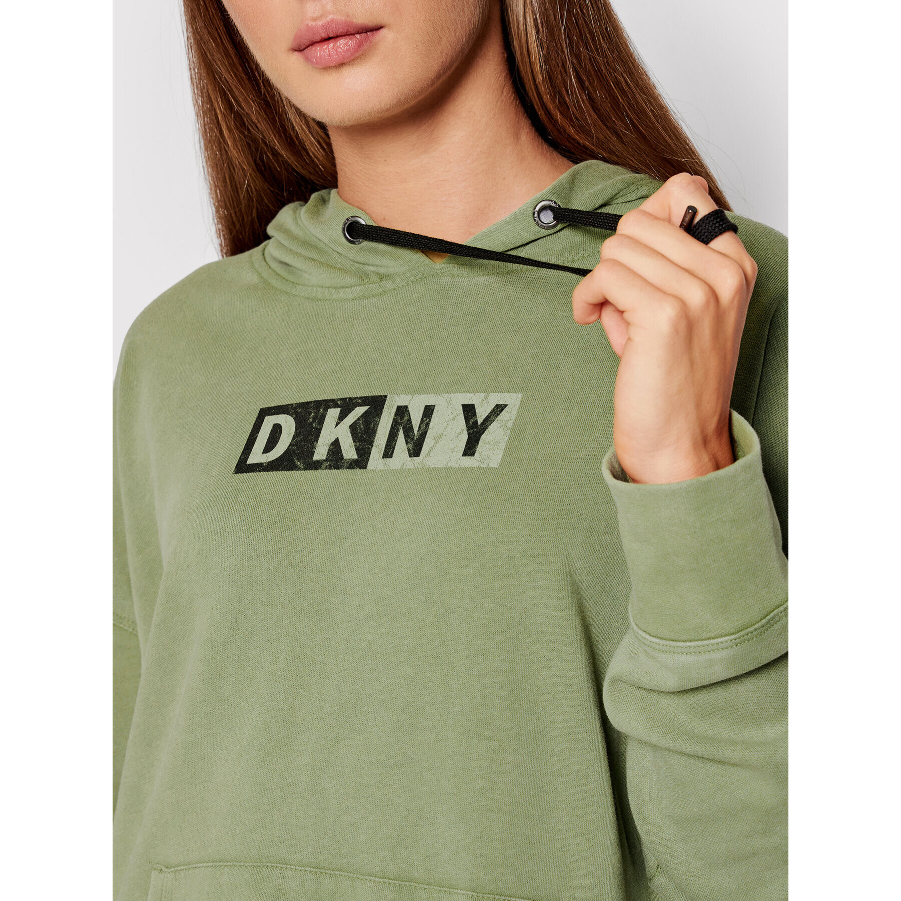 DKNY Sport Суитшърт DP1T8326 Зелен Relaxed Fit - Pepit.bg