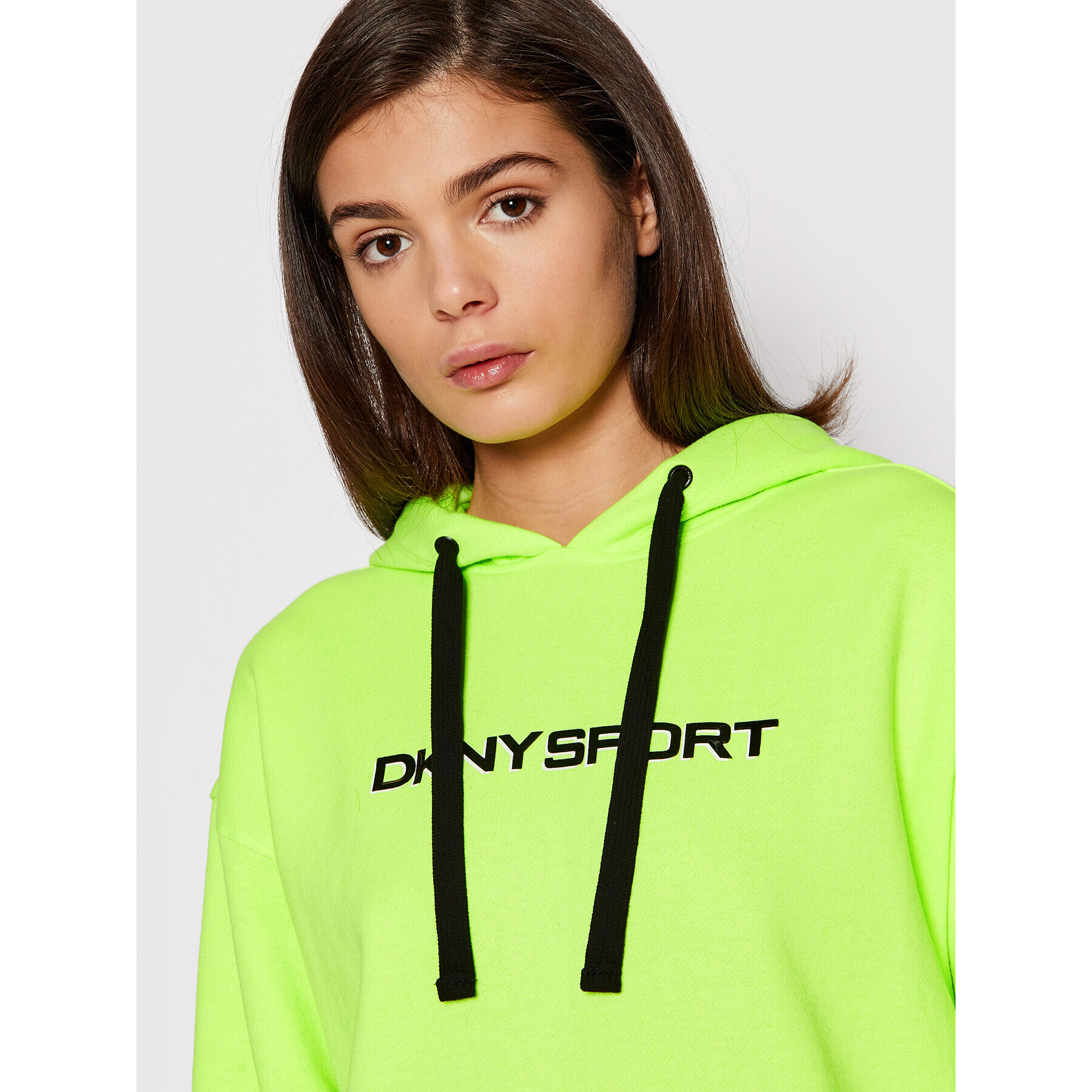 DKNY Sport Суитшърт DP1T8423 Зелен Oversize - Pepit.bg