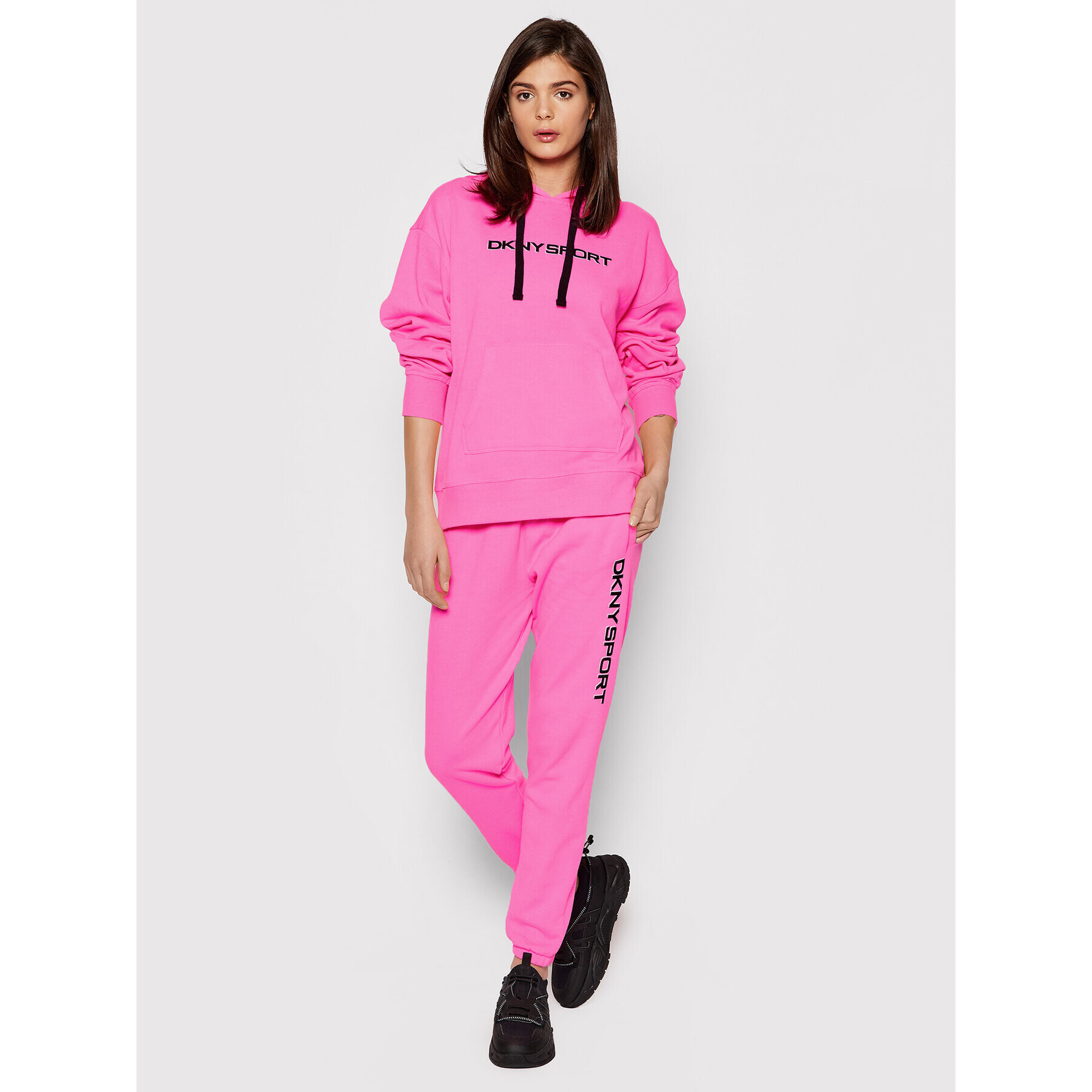 DKNY Sport Суитшърт DP1T8774 Розов Oversize - Pepit.bg