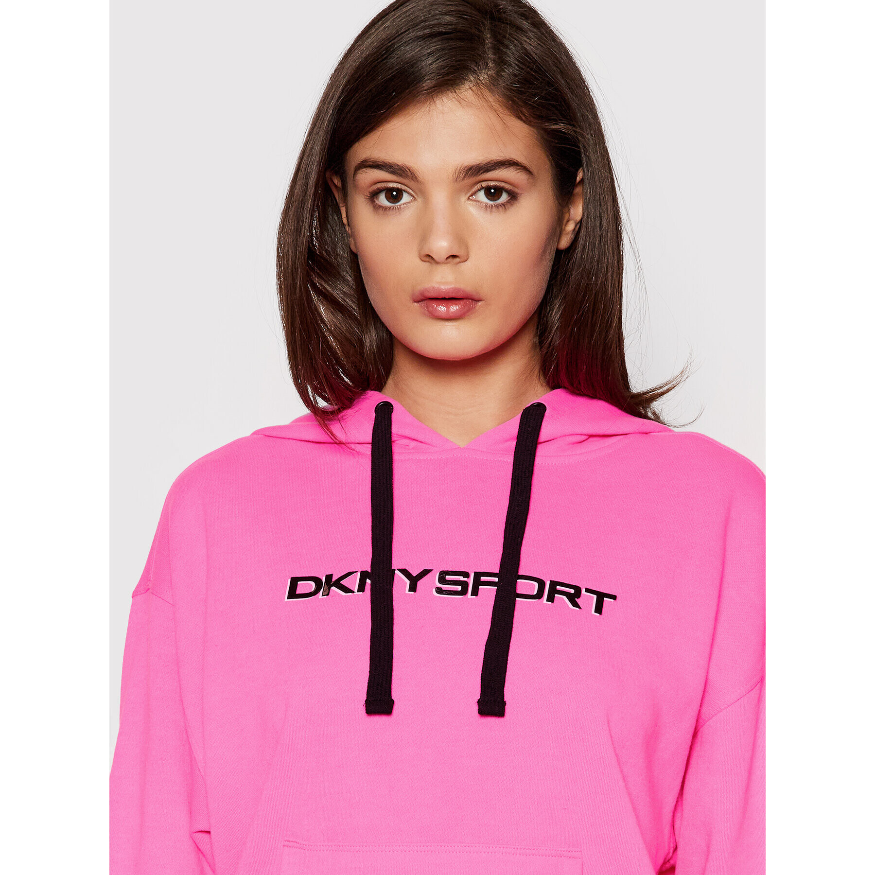 DKNY Sport Суитшърт DP1T8774 Розов Oversize - Pepit.bg