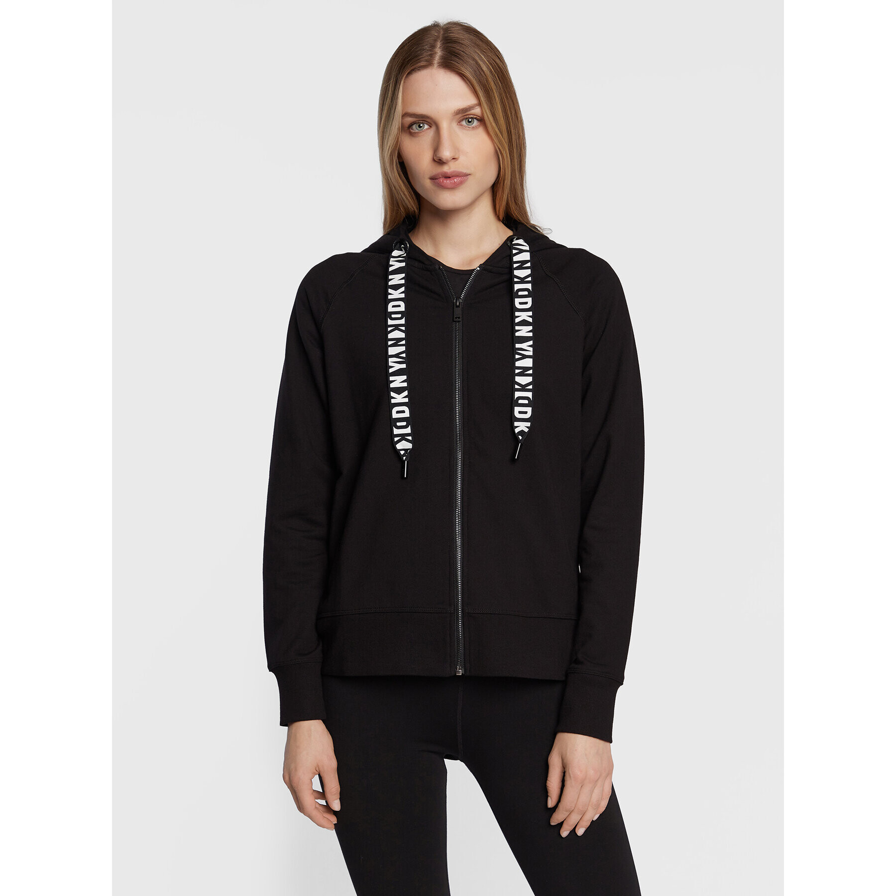 DKNY Sport Суитшърт DP2J8598 Черен Regular Fit - Pepit.bg