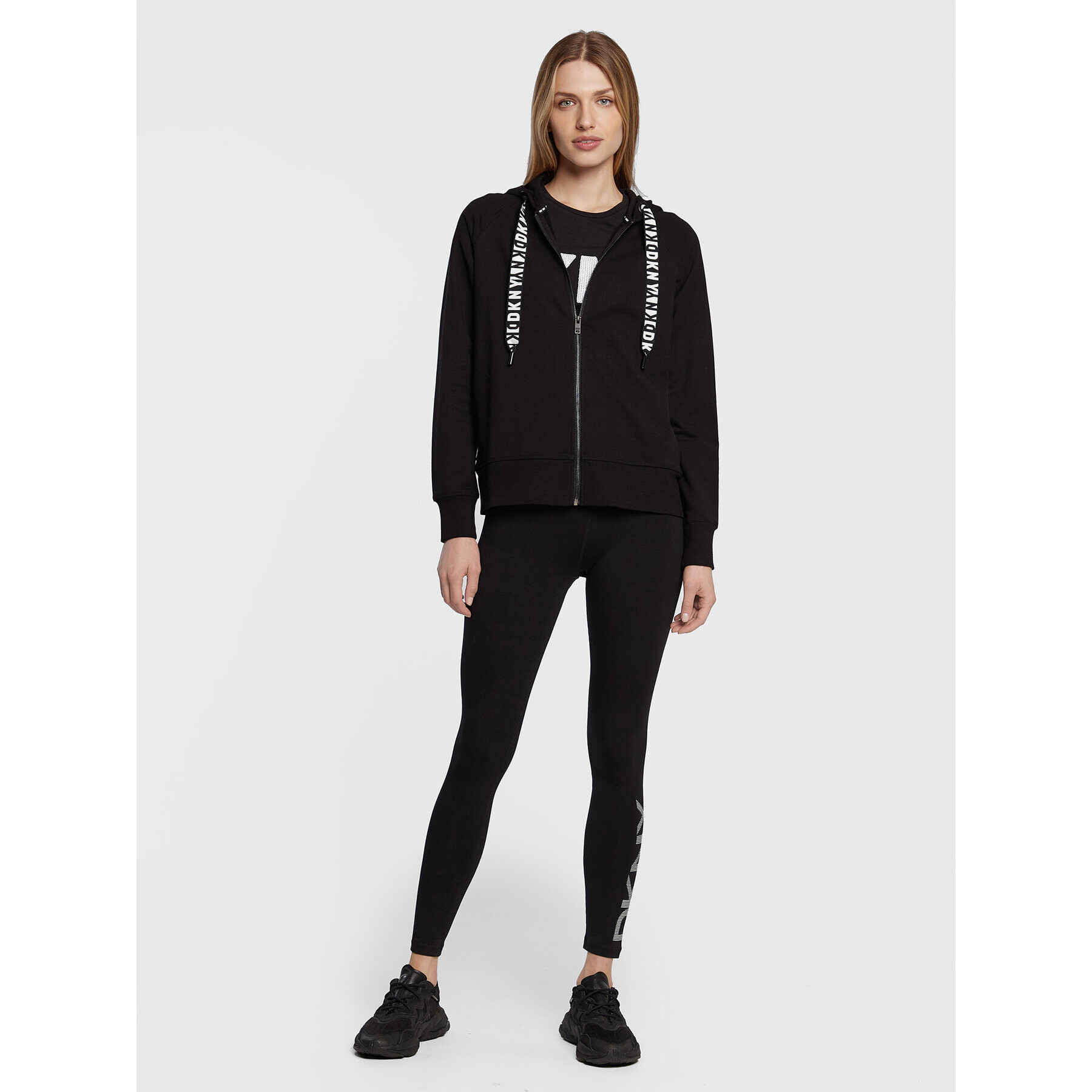 DKNY Sport Суитшърт DP2J8598 Черен Regular Fit - Pepit.bg