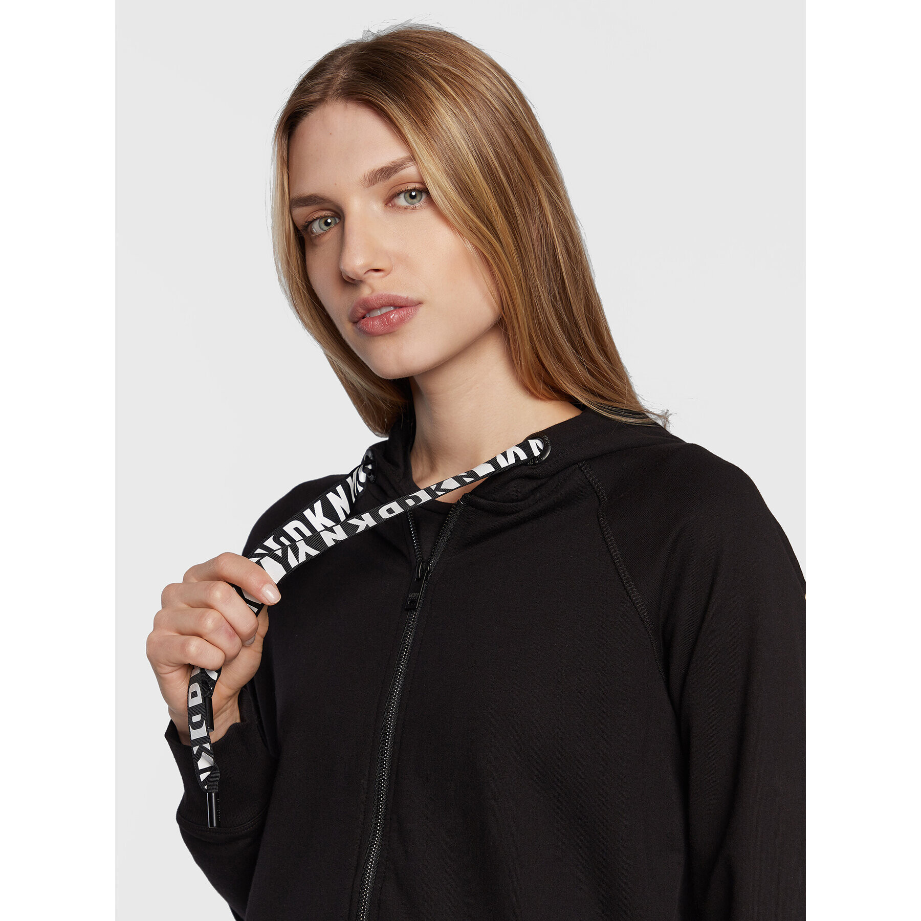 DKNY Sport Суитшърт DP2J8598 Черен Regular Fit - Pepit.bg