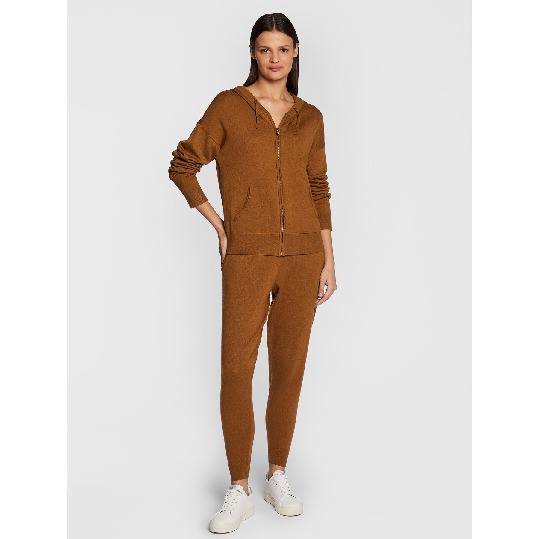 DKNY Sport Суитшърт DP2J9109 Кафяв Regular Fit - Pepit.bg